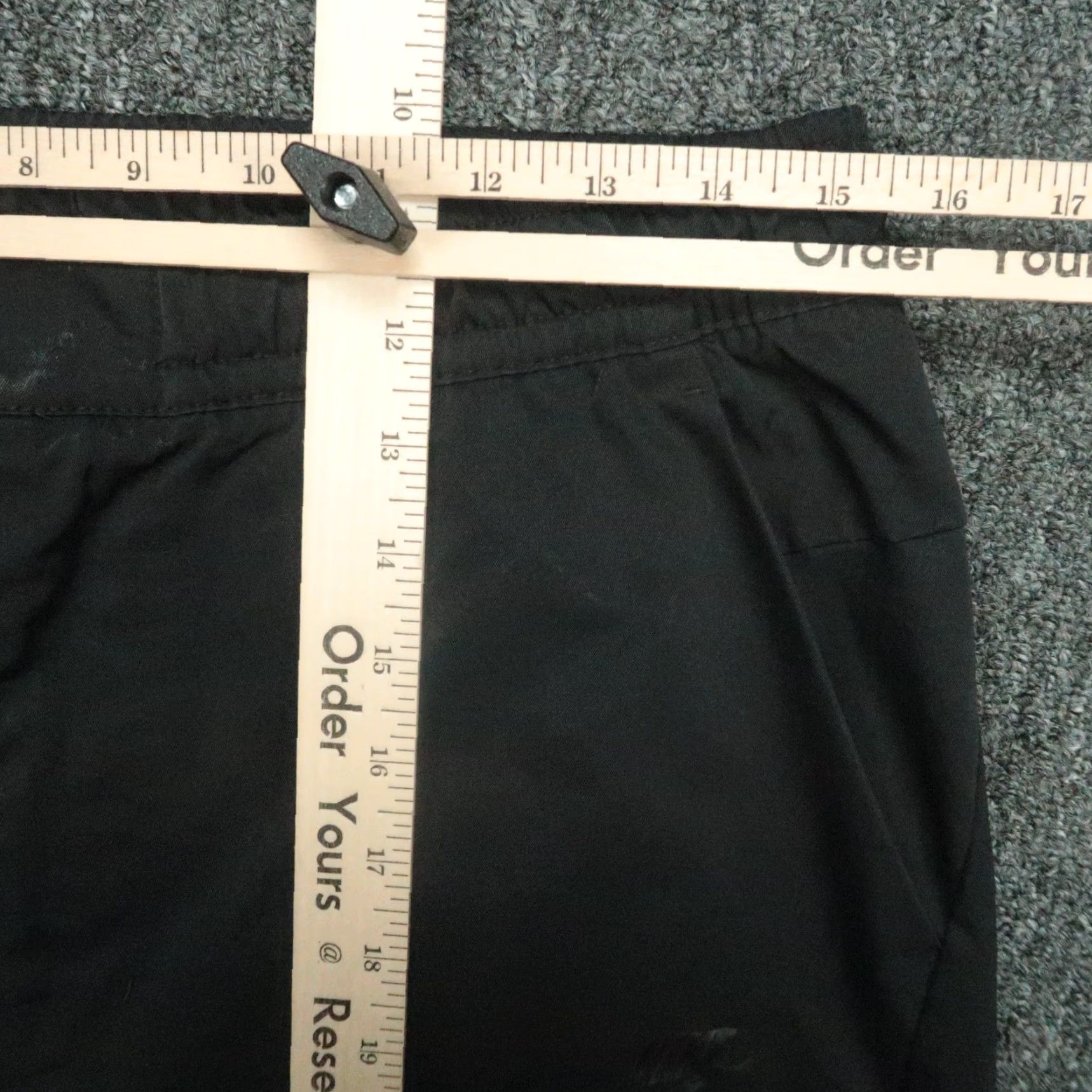 Nike Nike Pants Mens Medium Black Tech Essentials Unlined Commuter Zip Pocket Size US 31 - 7 Thumbnail