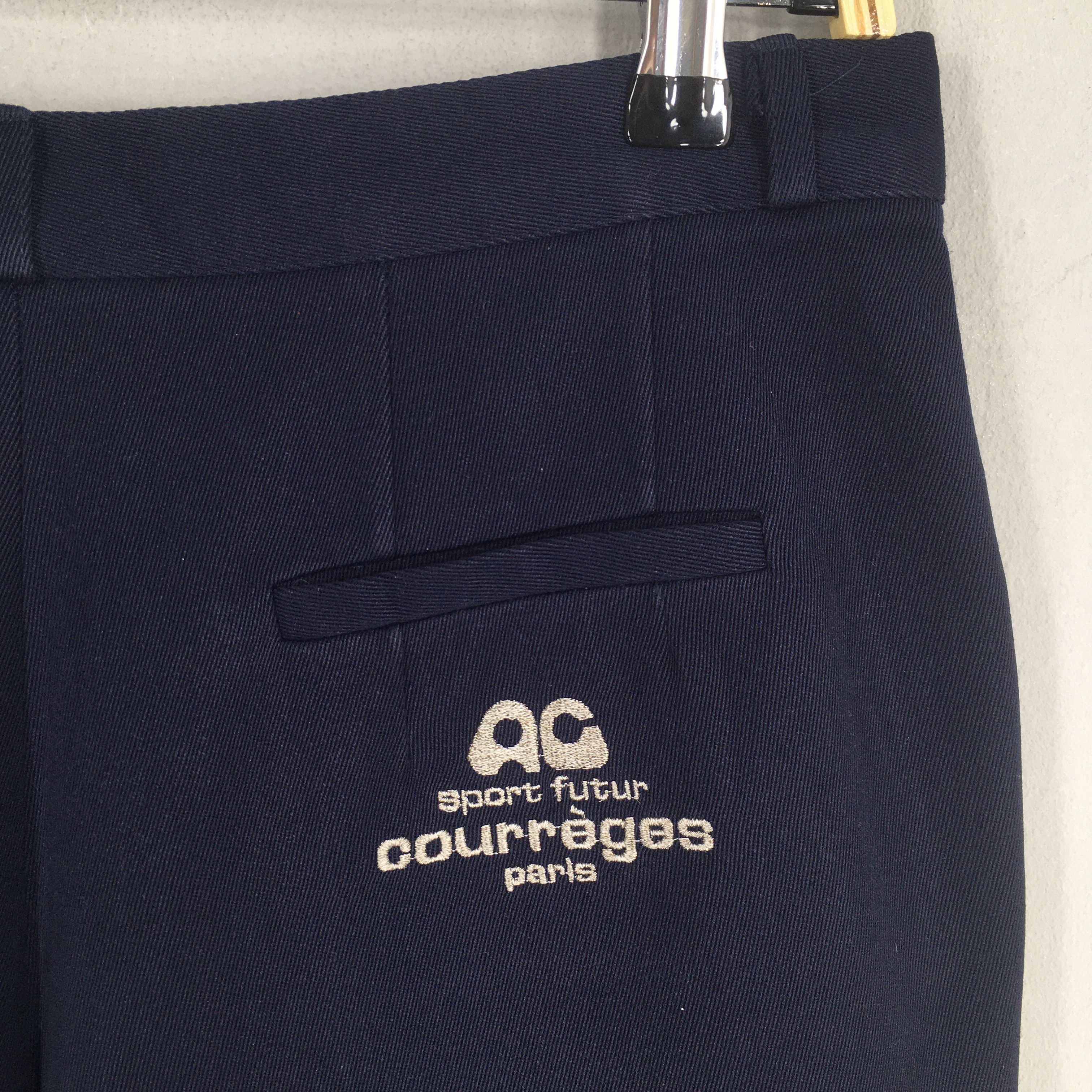 Size 29x24.5 Courreges Sport Futur Casual Wool Pants