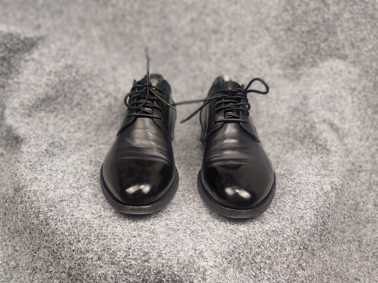 Pantanetti Pantanetti Design Black leather lace-up derby shoes Boots Size US 11 / EU 44 - 5 Thumbnail