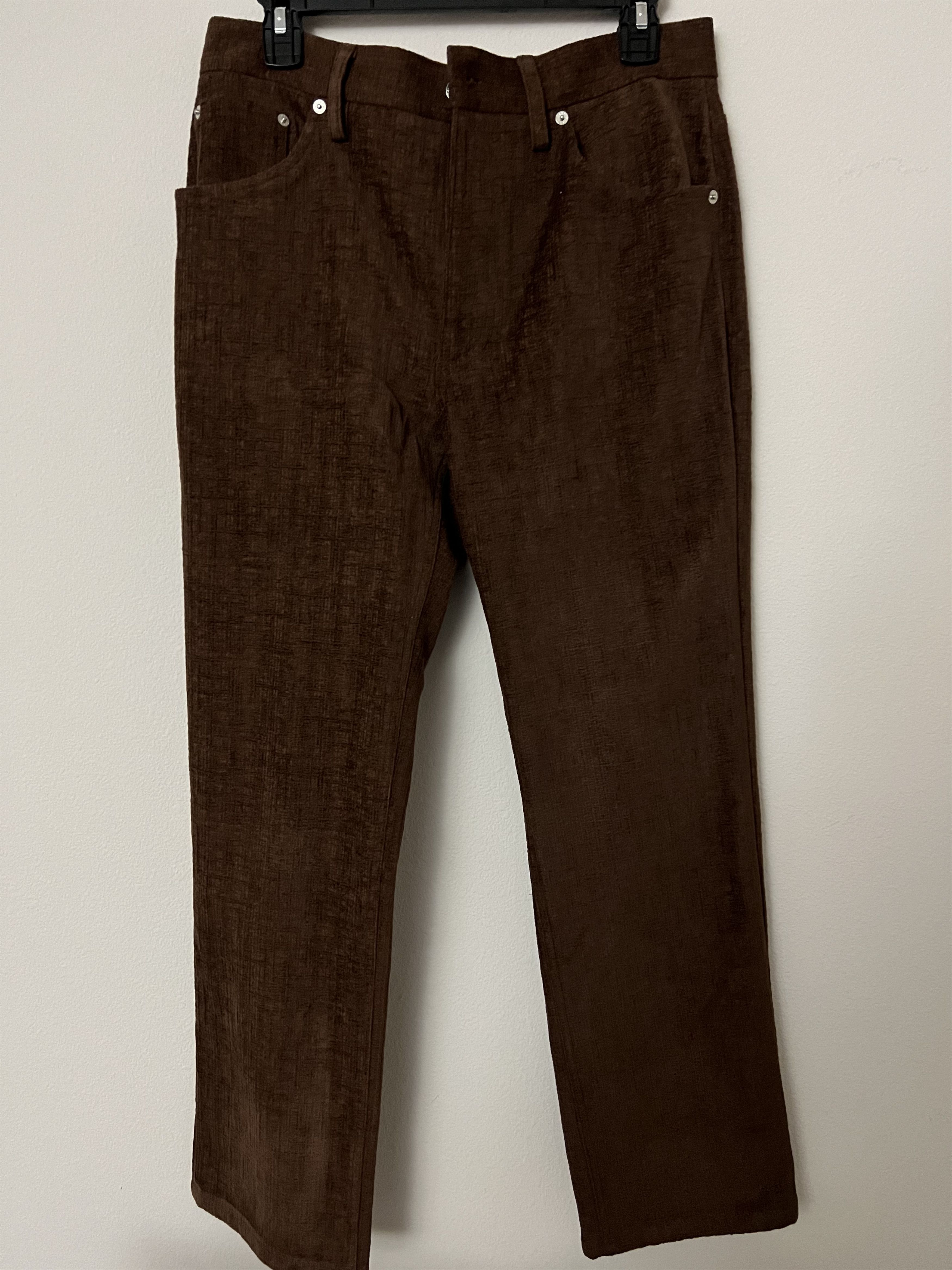 image of Sefr Londre Trousers in Brown, Men's (Size 31)