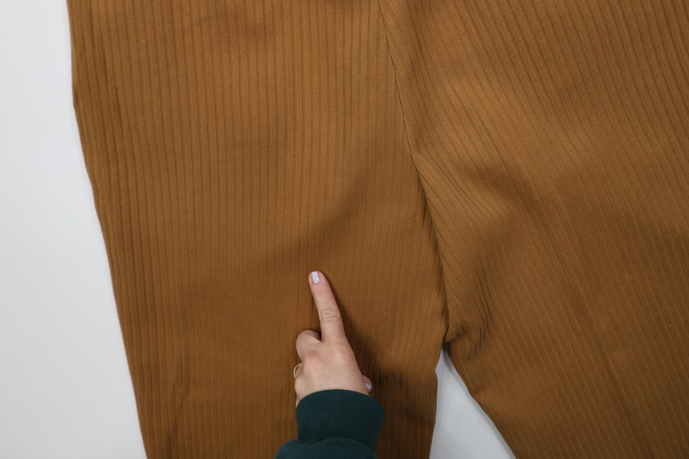 Vintage Vintage 90s Streetwear Wide Leg Corduroy Chino Pants Wheat Size US 36 / EU 52 - 16 Thumbnail