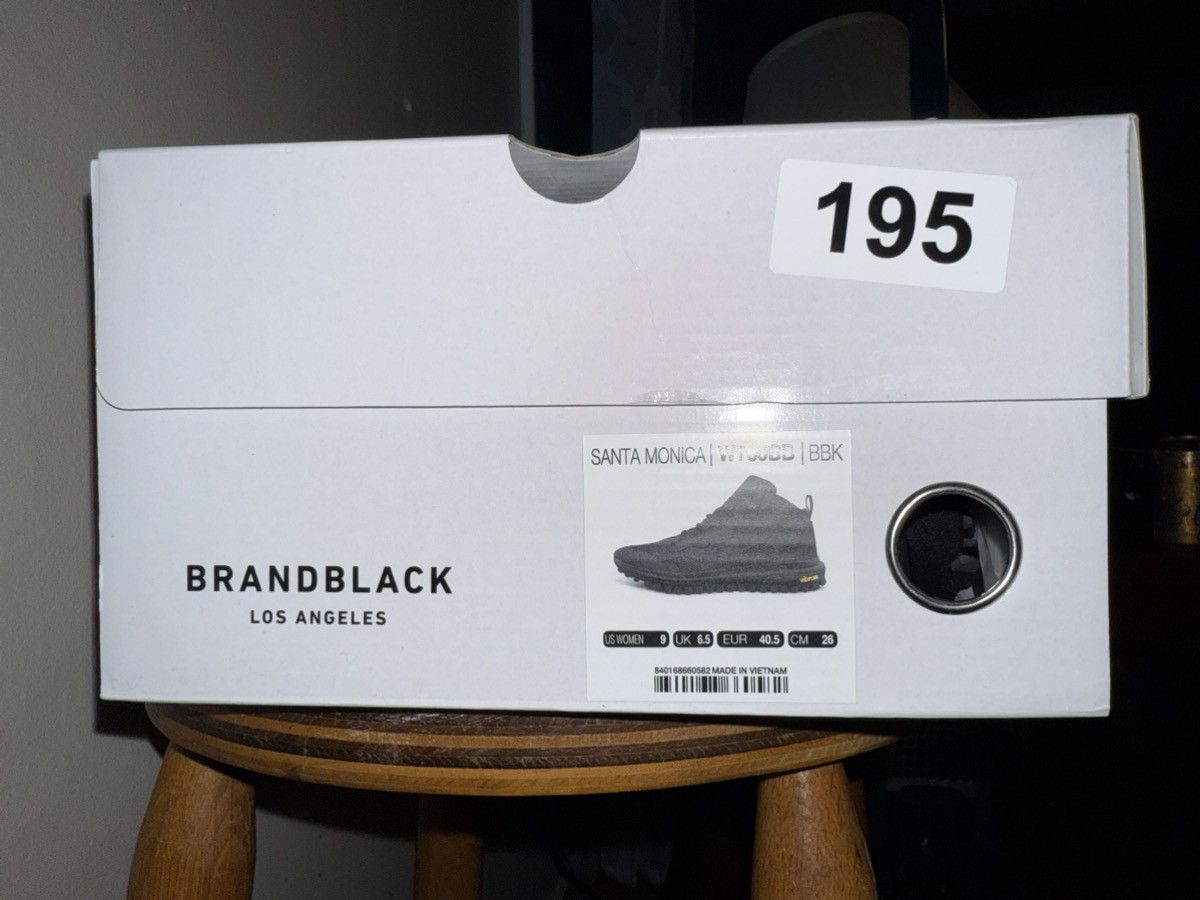 Brandblack Brandblack “Santa Monica” Black Cat mid-top shoes sz 9w/7.5m Size US 9 / IT 39 - 5 Thumbnail