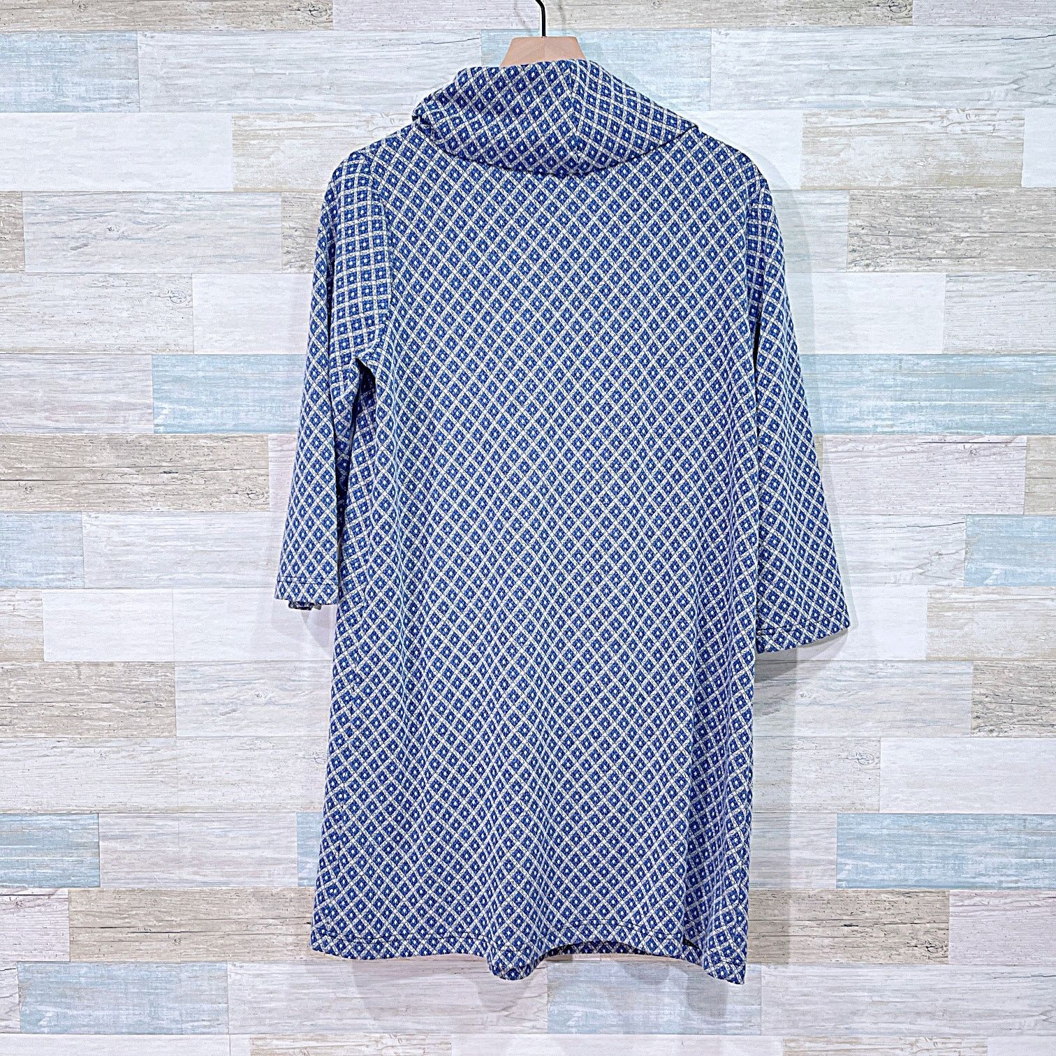 Other Tyler Boe Cowl Neck Shift Sweater Dress Blue Womens Medium Size M / US 6-8 / IT 42-44 - 4 Thumbnail