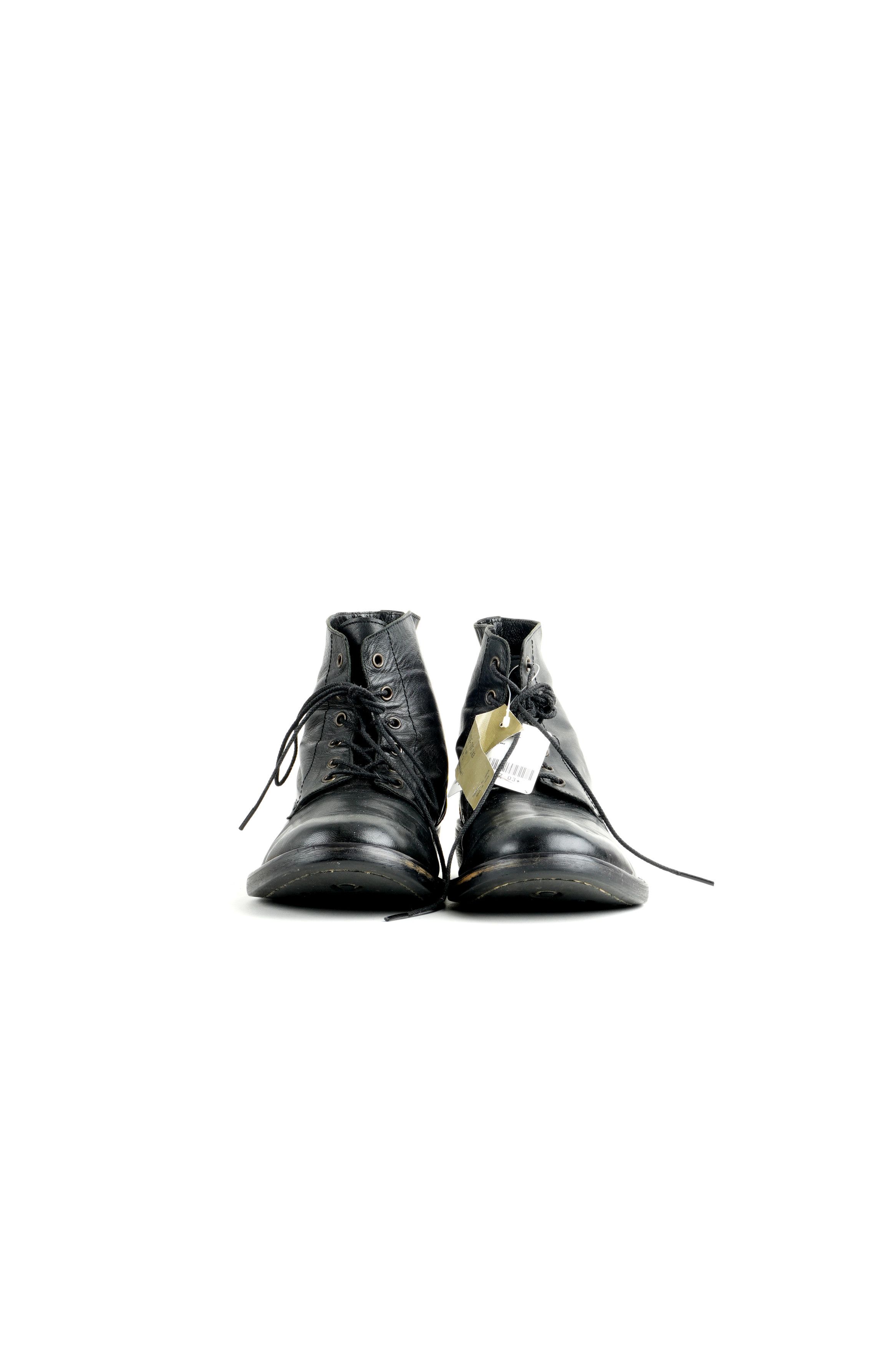 Yohji Yamamoto Pour Homme Lace-up Leather Ankle Boots Size US 8 / EU 41 - 4 Thumbnail