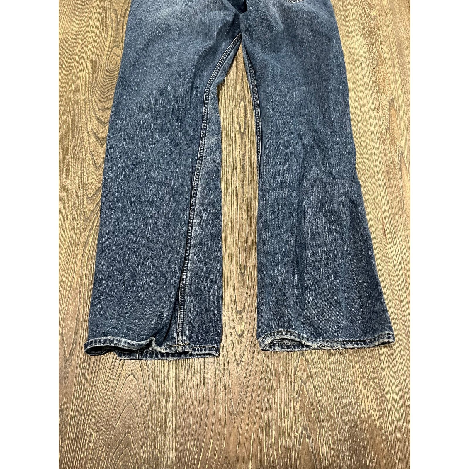 American Eagle Outfitters American Eagle Mens Bootcut Jeans Mid-Rise Blue Size 32/34 Size US 32 / EU 48 - 8 Thumbnail