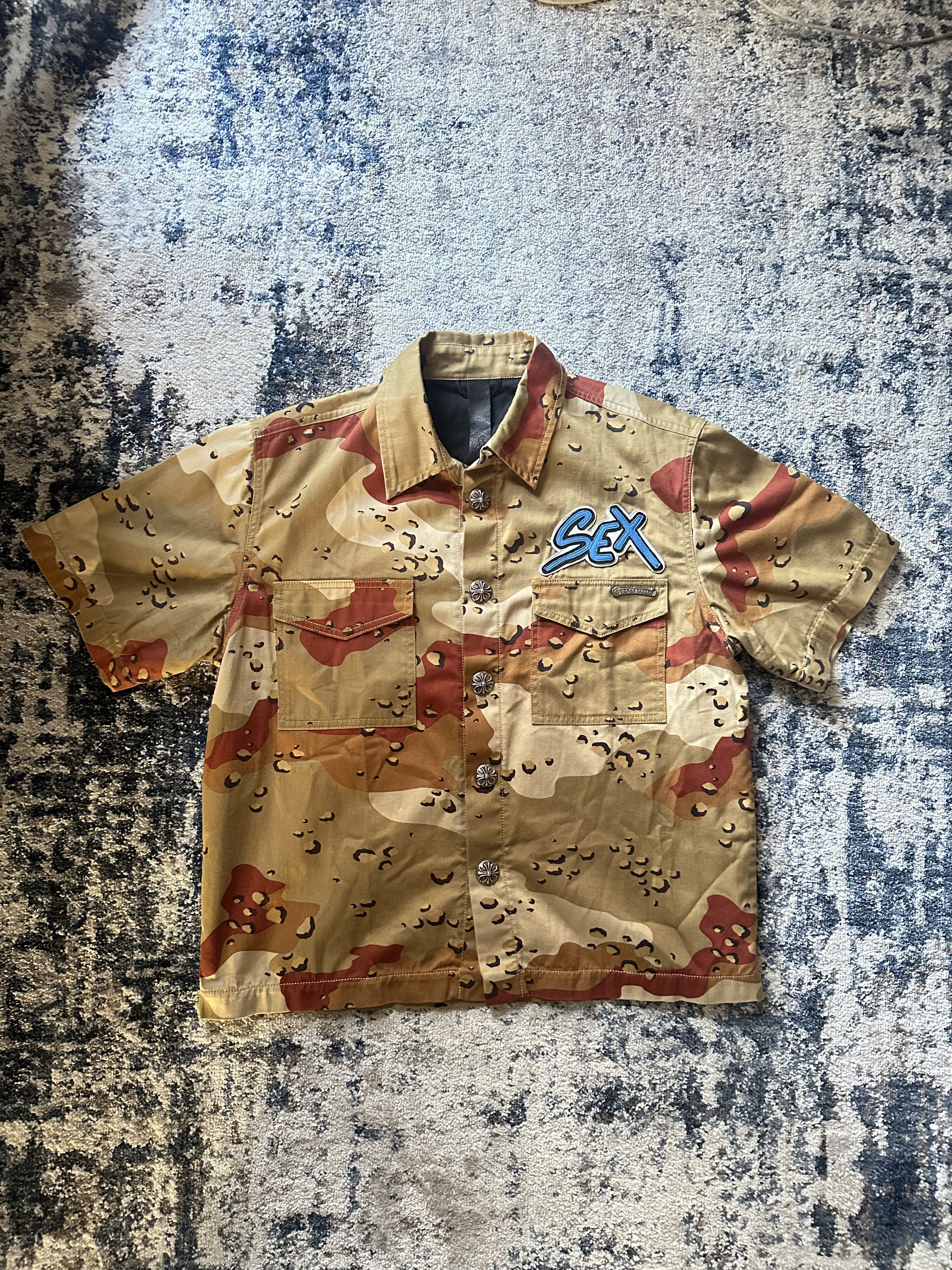 Chrome Hearts Chrome Hearts Matty Boy Y Not PPO Striped Shirt