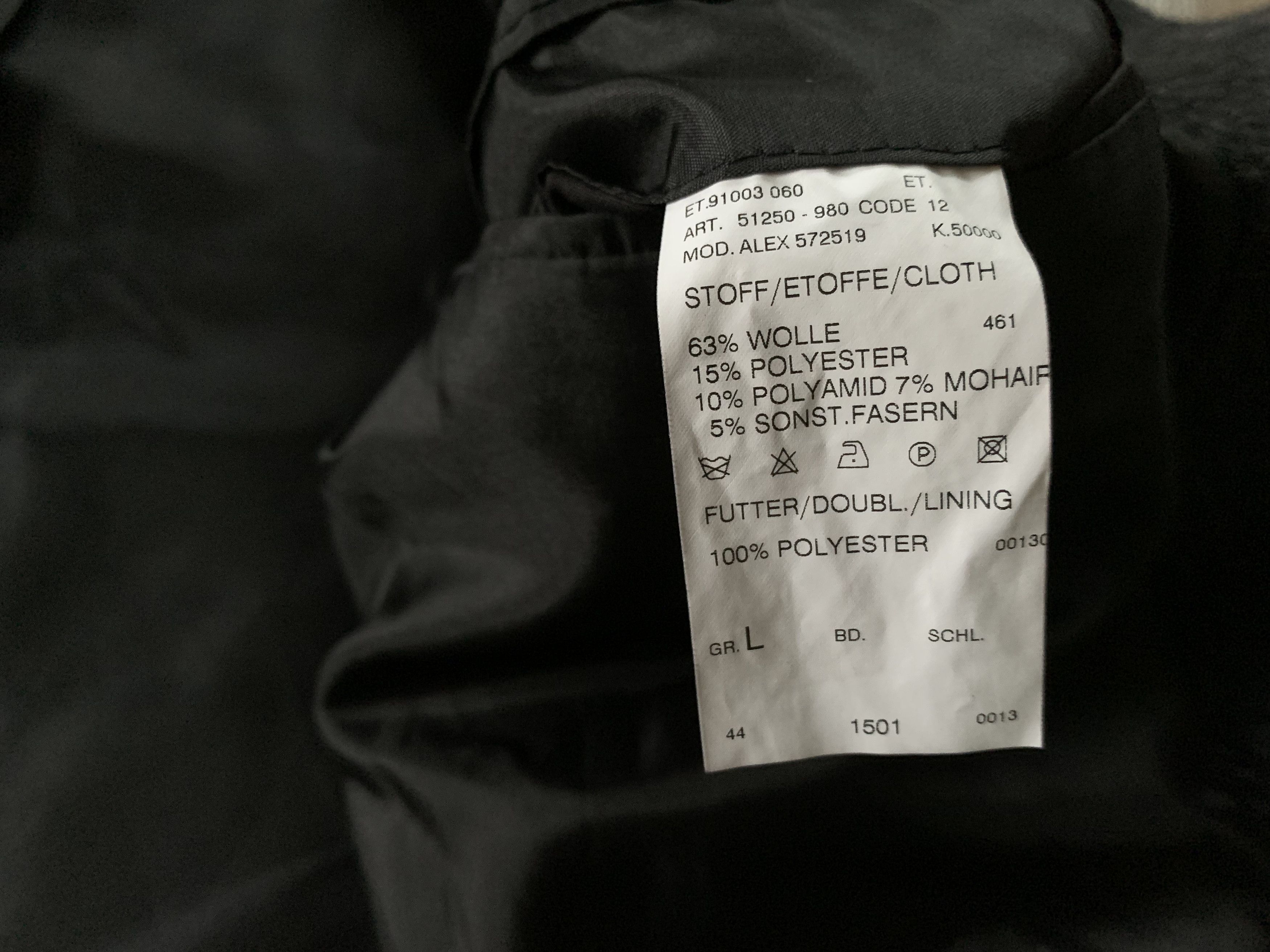 Designer × Vintage Gatsby Casuals Black Long Wool Coat Size US L / EU 52-54 / 3 - 9 Thumbnail