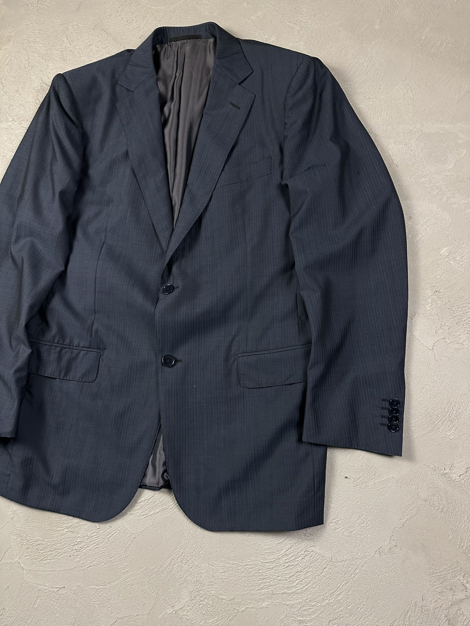 Ermenegildo Zegna Ermenegildo Zegna Wool Luxury Blazer Size 52R - 3 Thumbnail