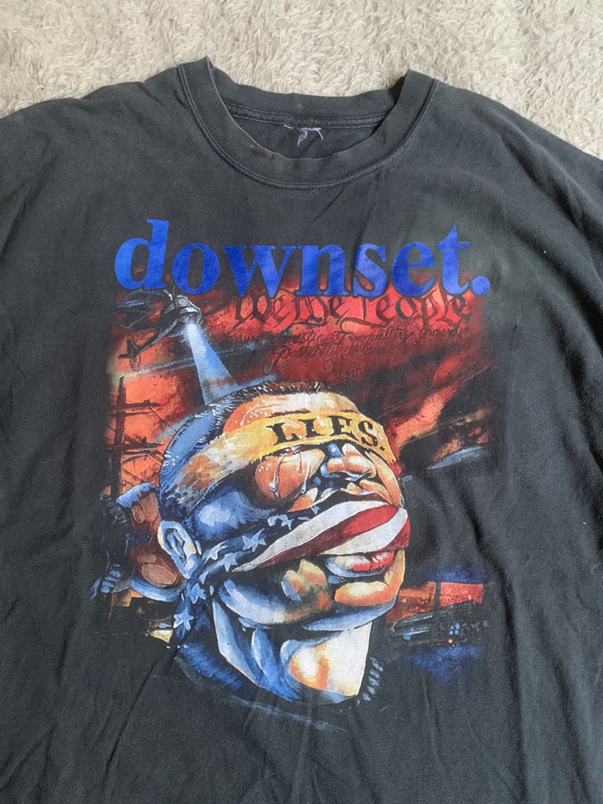 Band Tees Vintage 90s Downset Generation of Hope Eu/Uk Tour 1995 Tee Size US XXL / EU 58 / 5 - 2 Thumbnail