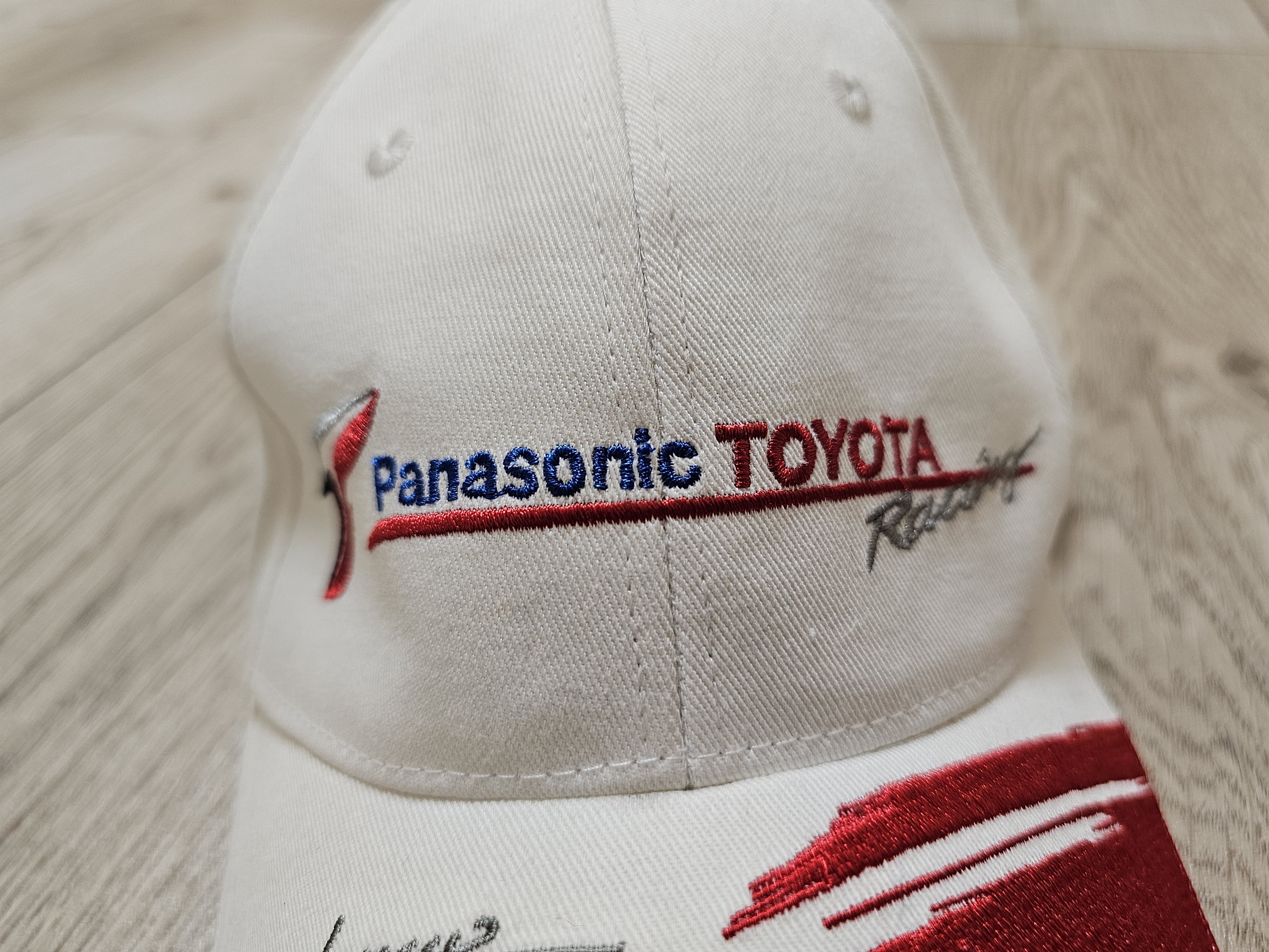 Formula 1 TOYOTA PANASONIC RACING VINTAGE CAP F1 TEAM TOYOTA WHITE CAP Size ONE SIZE - 5 Thumbnail