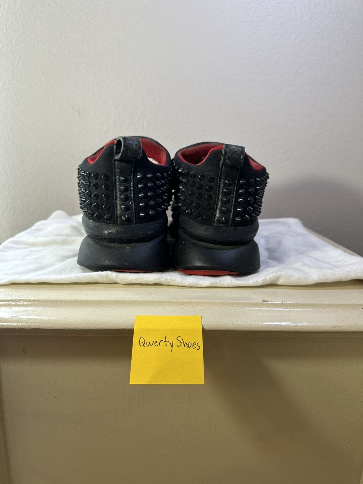 Christian Louboutin Christian Louboutin Spiked Shoe Size US 8.5 / IT 38.5 - 2 Thumbnail