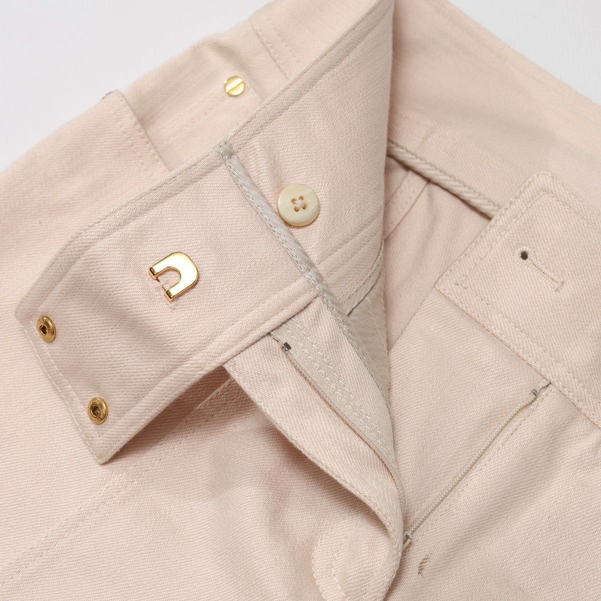 Tom Ford Tom Ford Denim Jeans Pants Slim Biker Light Pink cream 40 Size 27" / US 4 / IT 40 - 10 Thumbnail