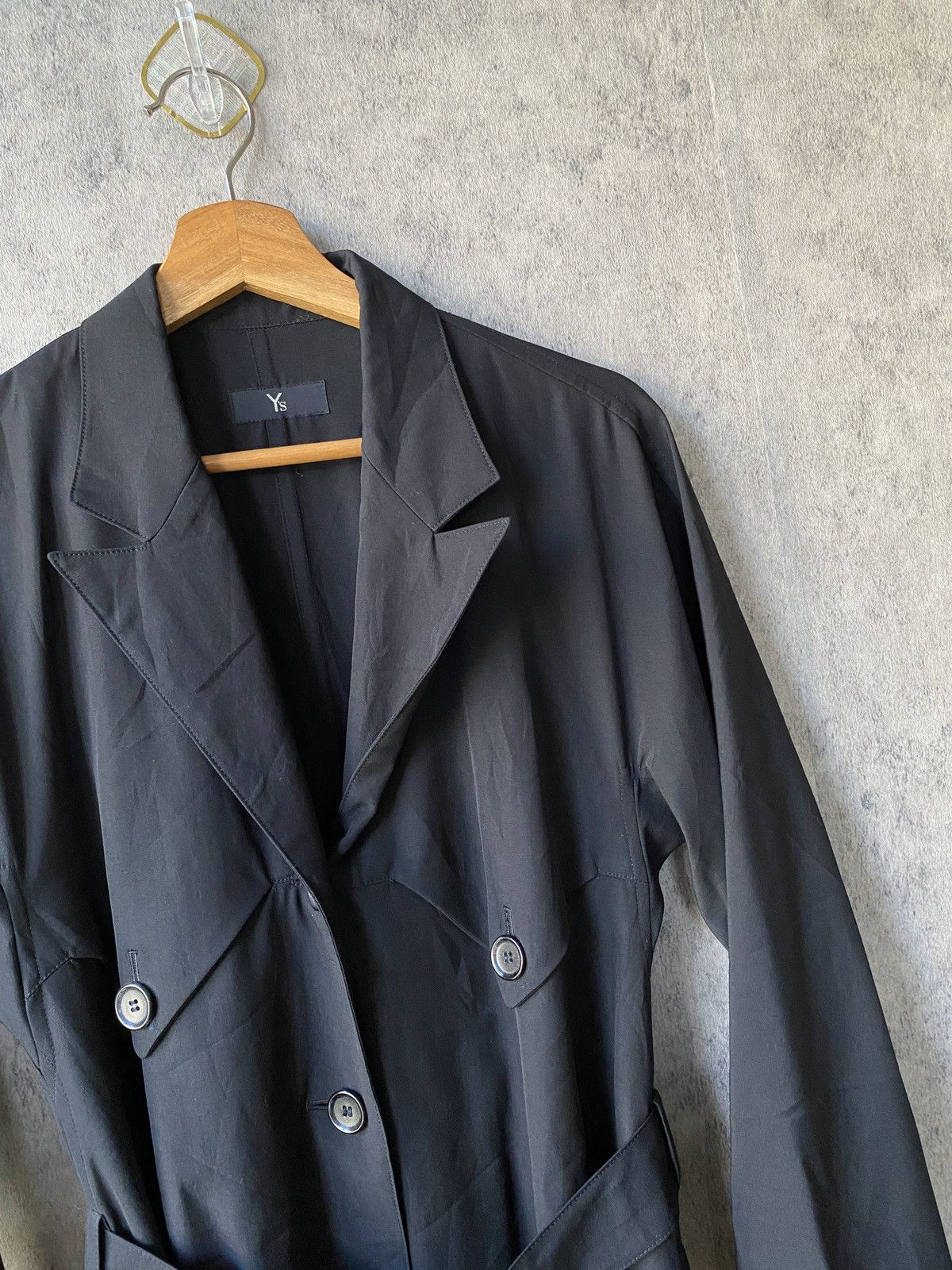 Japanese Brand × Y's × Yohji Yamamoto Vintage 90’s Y’s Yohji Yamamoto Coat Jacket Size M / US 6-8 / IT 42-44 - 6 Thumbnail