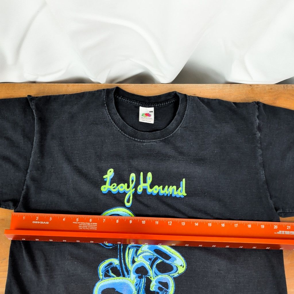 Band Tees × Fruit Of The Loom × Vintage Vintage Leaf Hound Psychedelic Hard Rock Band T-Shirt Size US L / EU 52-54 / 3 - 4 Thumbnail