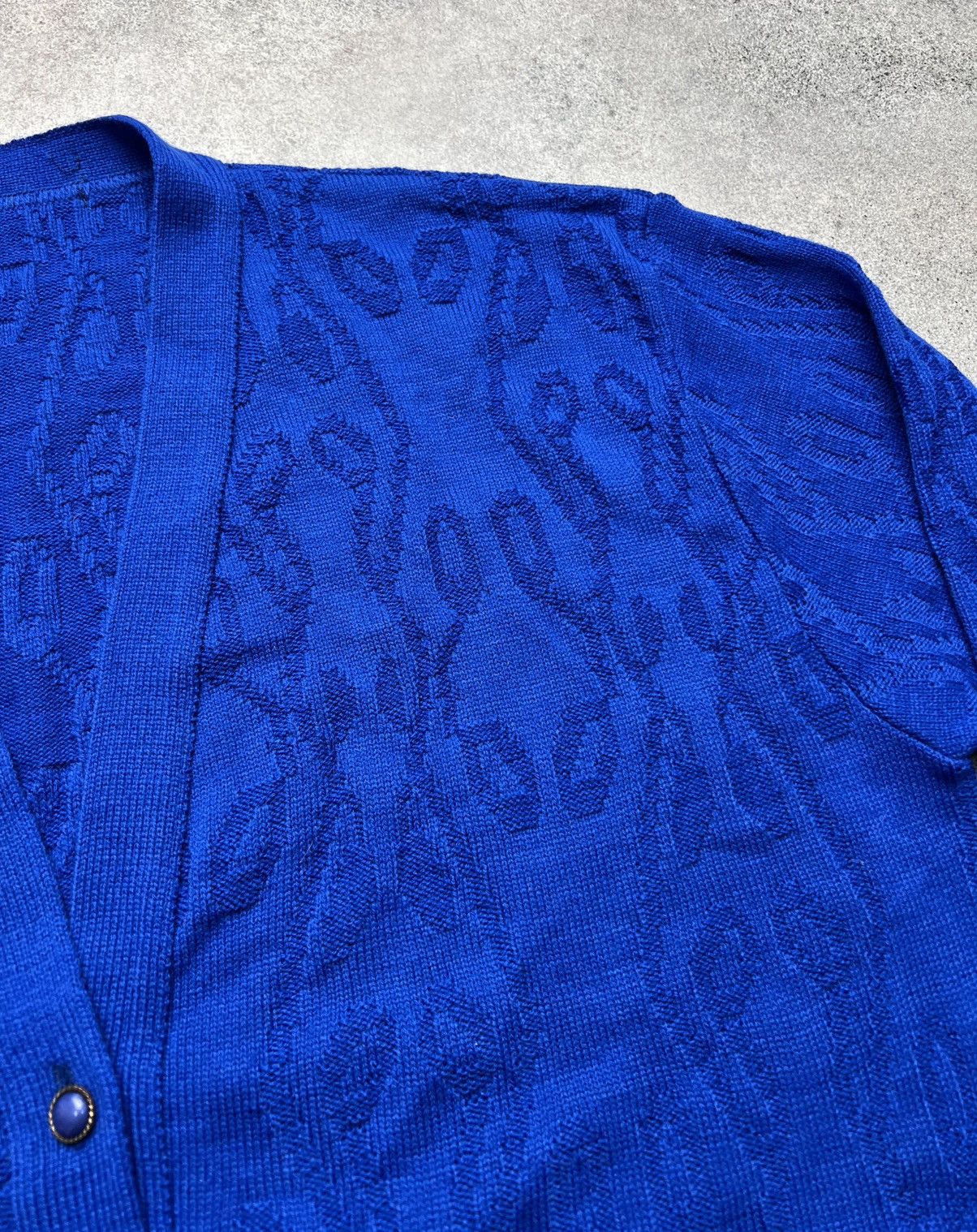 Vintage Vintage hand knitted cardigan Size US S / EU 44-46 / 1 - 4 Thumbnail