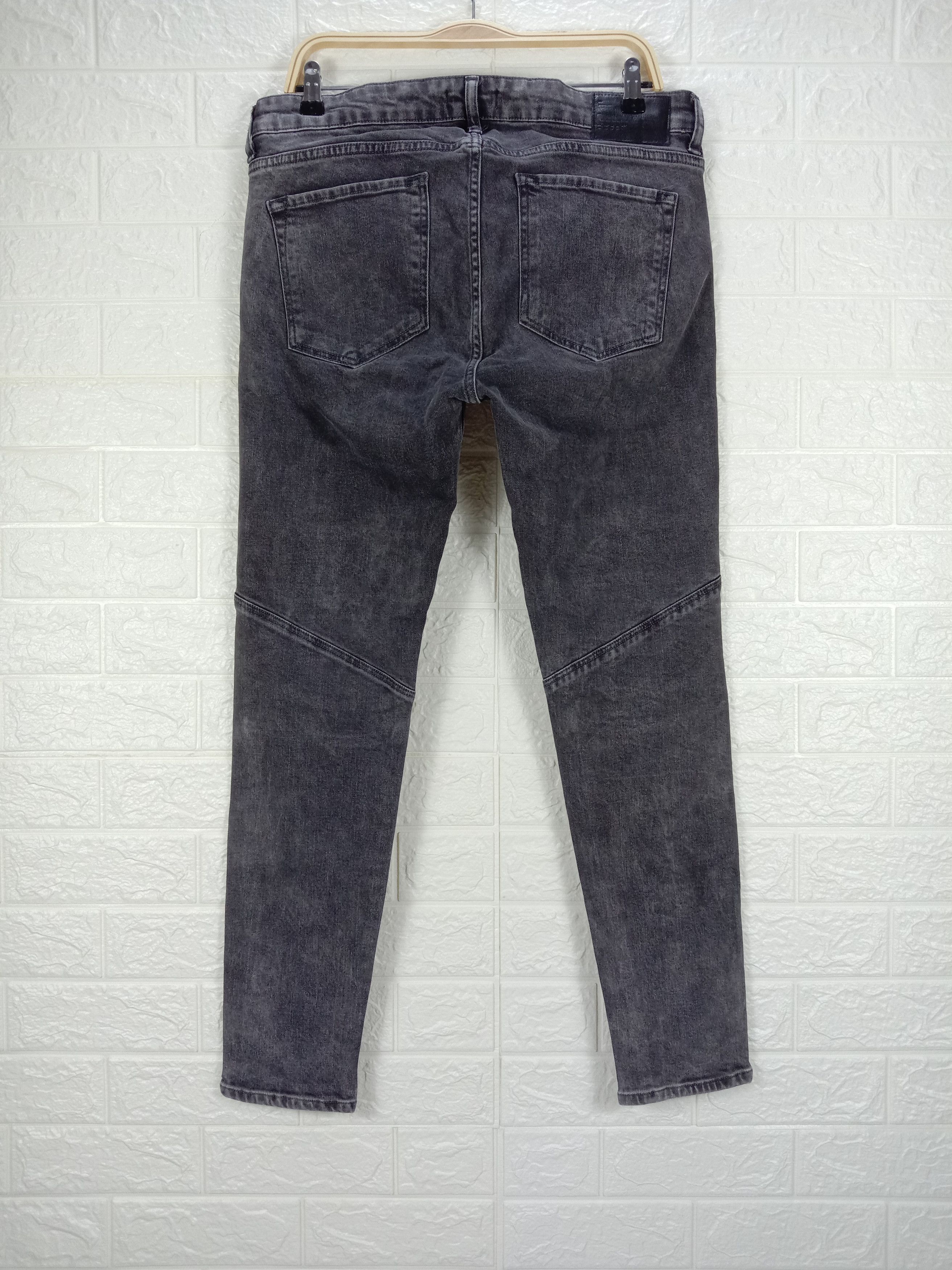 Zara Zara Skinny Biker Jeans Double Knee Denim Size US 34 / EU 50 - 5 Thumbnail