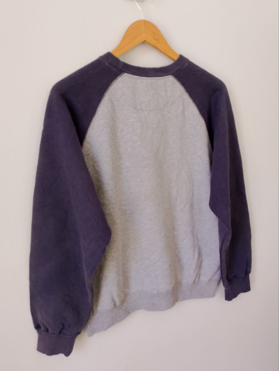Converse Vintage CONVERSE Spellout Raglan Sweatshirt Size US L / EU 52-54 / 3 - 4 Thumbnail