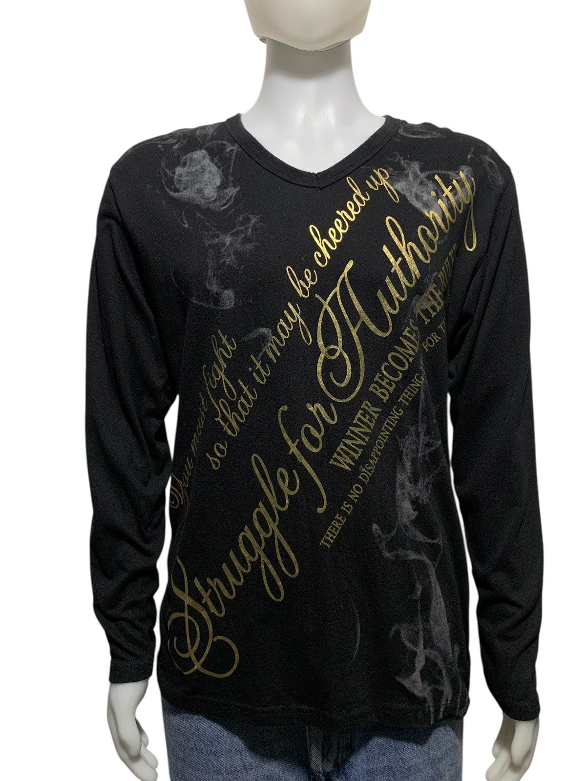 Hysteric Glamour × If Six Was Nine × Le Grande Bleu (L.G.B.) 2000s Repezeen gothic punk poem longsleeve Size US L / EU 52-54 / 3 - 3 Thumbnail