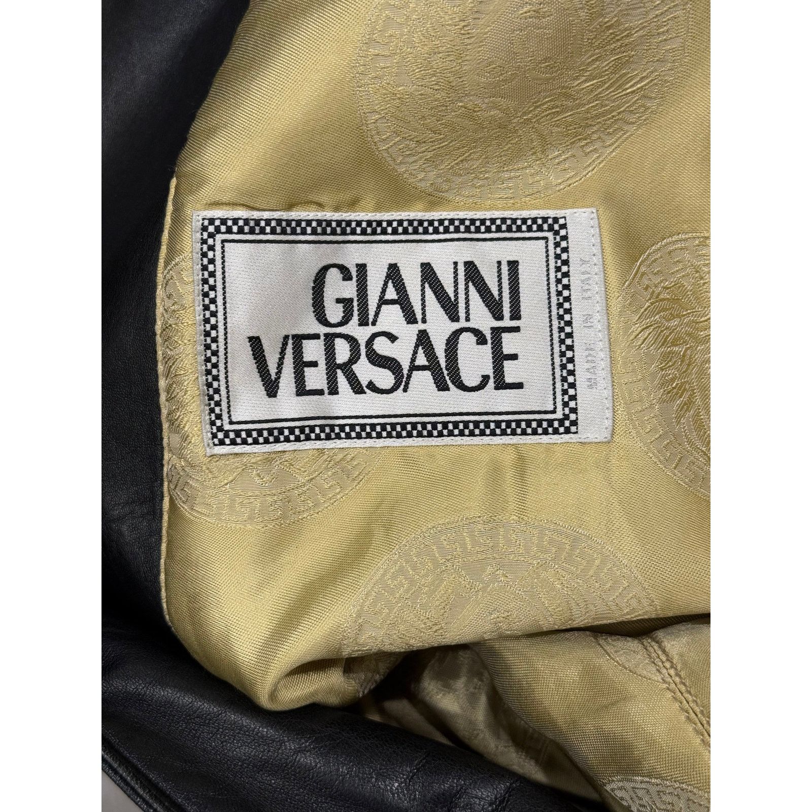Versace Gianni Versace oversize leather coat Size US L / EU 52-54 / 3 - 6 Thumbnail