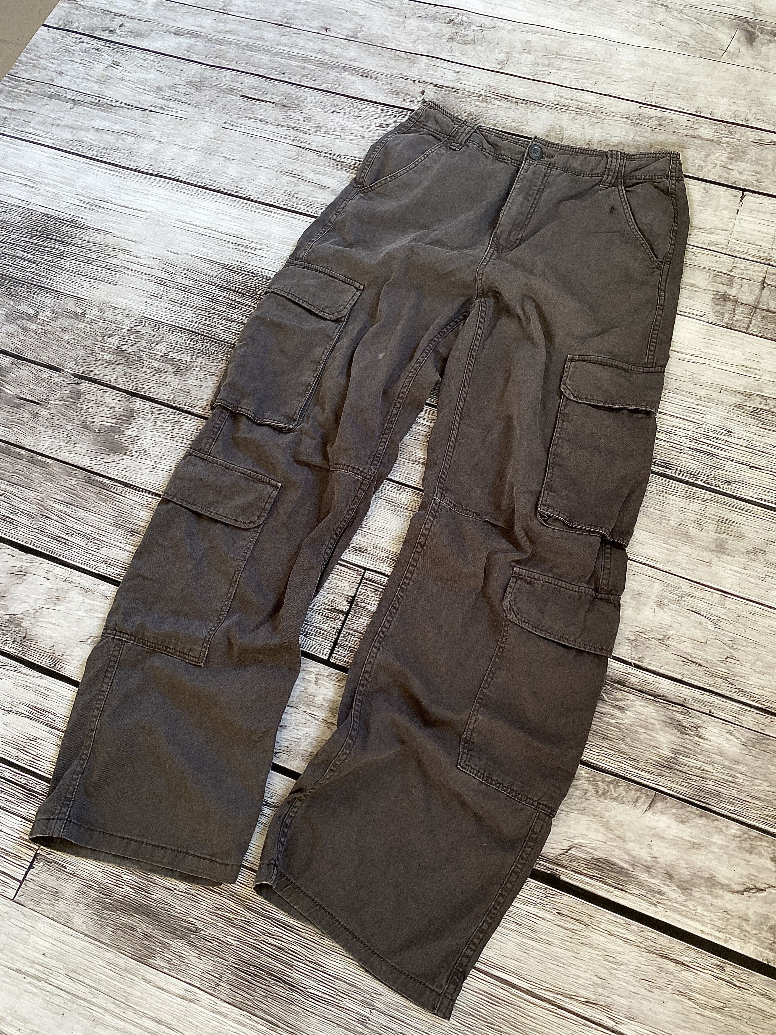 Hysteric Glamour × Japanese Brand VINTAGE RICK OWENS VIBE! FADED WASHED CARGO PANTS Size US 32 / EU 48 - 3 Thumbnail