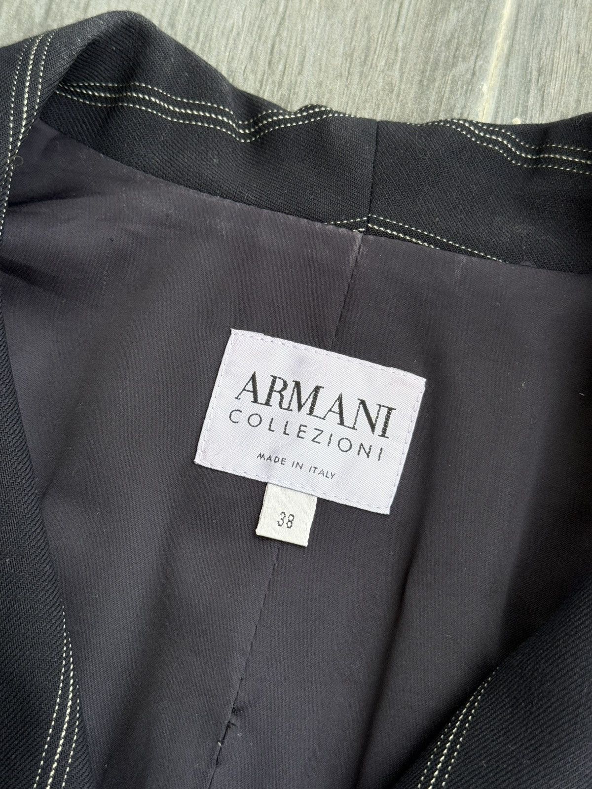 Giorgio Armani Armani Collezioni Double Collar Like Corset Blazer Size XS / US 0-2 / IT 36-38 - 5 Thumbnail