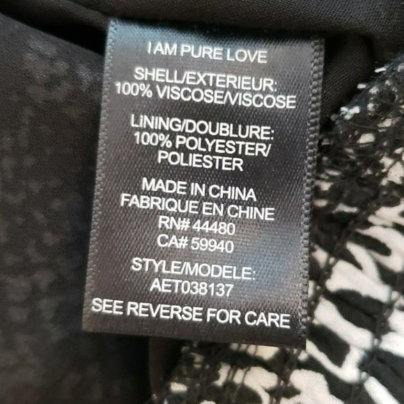 Other Retro AFRM Stryker 1 Shoulder Crop Top Animal Black Women's Size L / US 10 / IT 46 - 14 Thumbnail