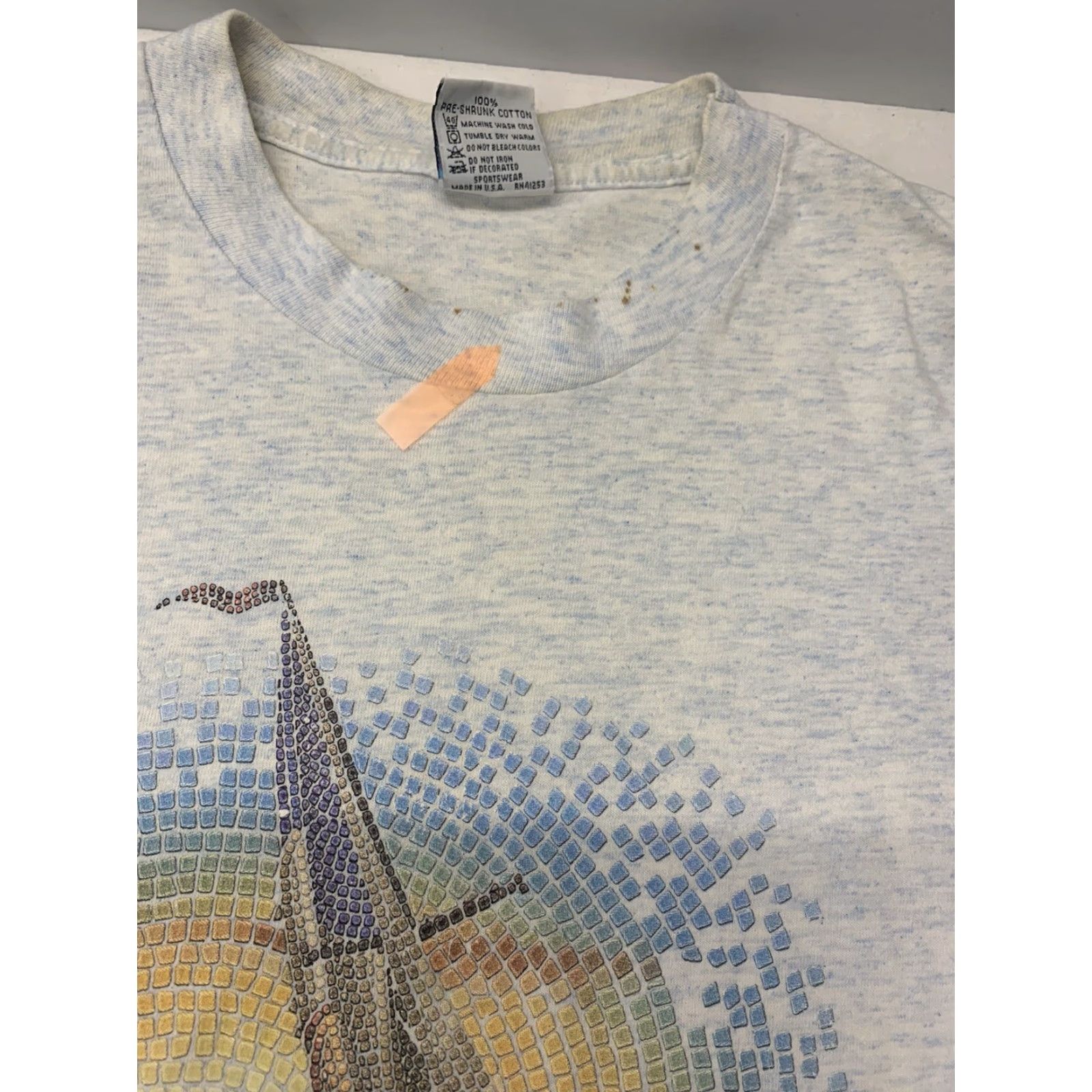 Vintage VINTAGE Cal Cru Ocean City MD T Shirt L Blue Grey Mens Regular Crew Neck Short Sleeve #493 Size US L / EU 52-54 / 3 - 4 Thumbnail