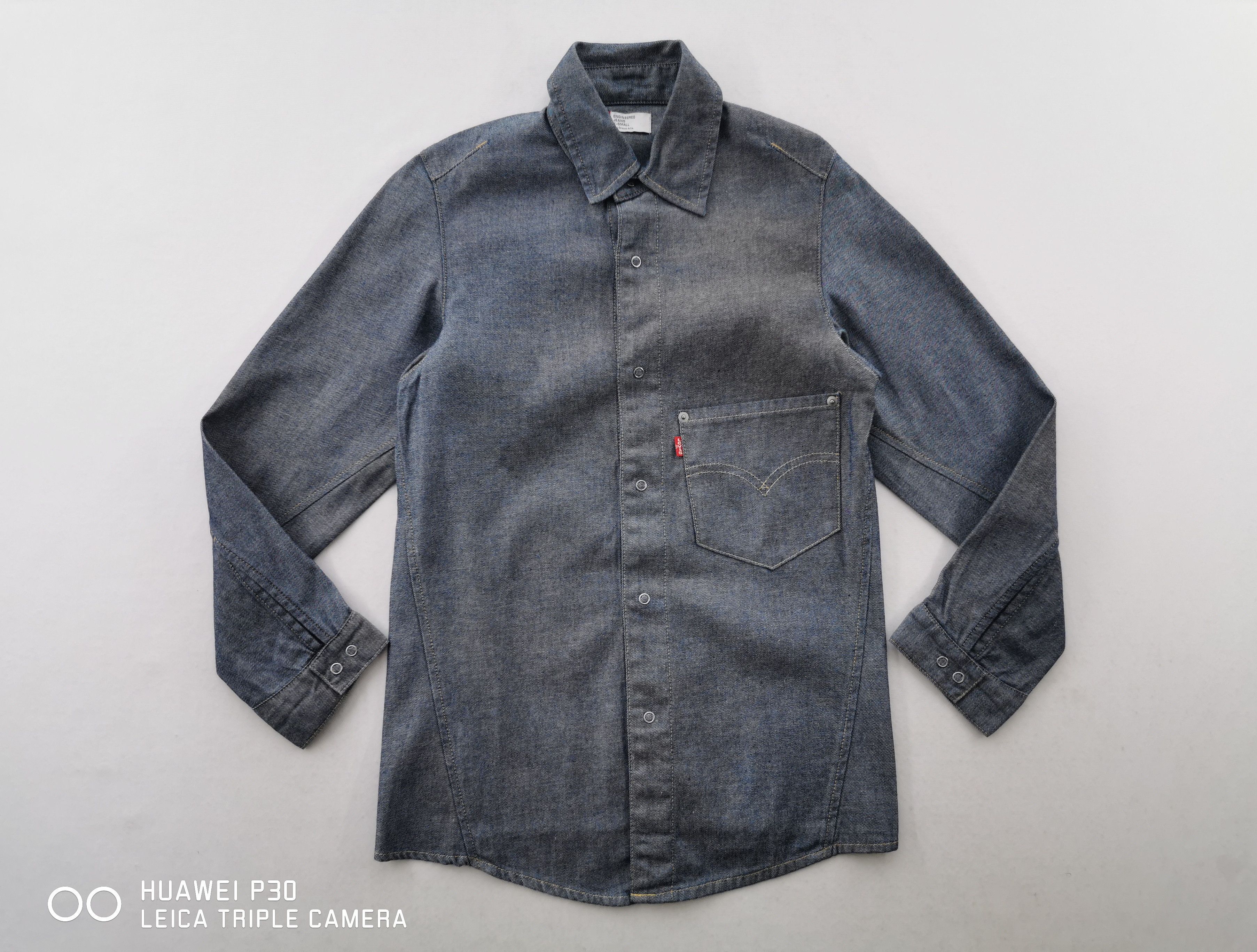 Levis Enginereed Denim Button Shirt Made In Japan Size XS
