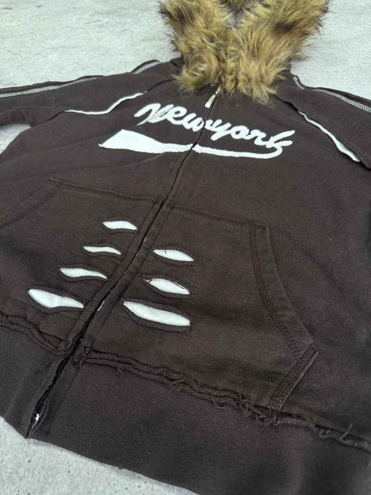 Hysteric Glamour Vintage Fur Hood LGB Number Nine Style Y2K Hoodie Size US S / EU 44-46 / 1 - 6 Thumbnail