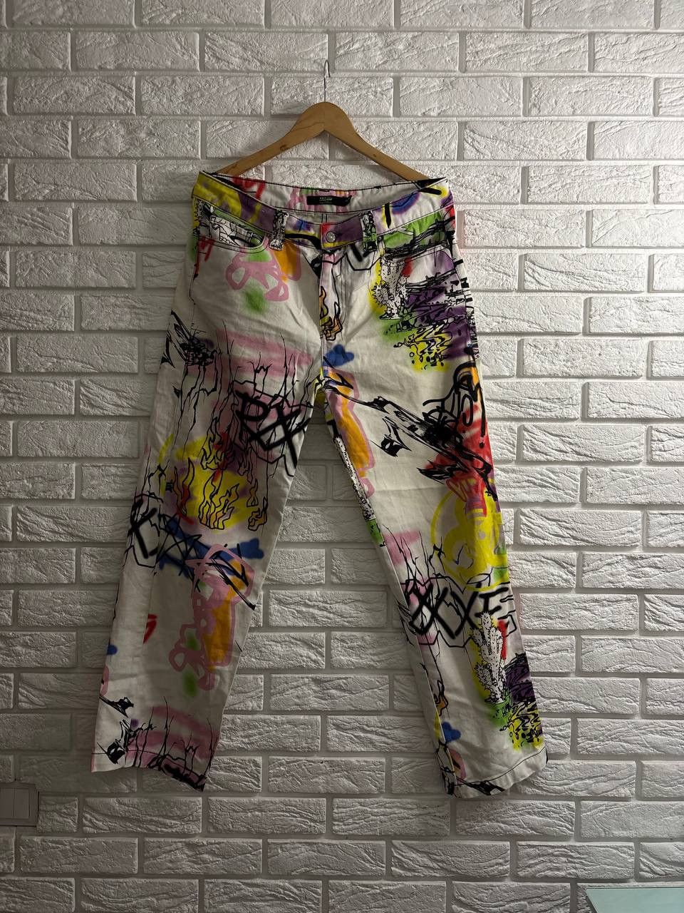 Jaded London Jaded London denim graffiti print suit Jacket Pants Y2K Size US XS / EU 42 / 0 - 5 Thumbnail