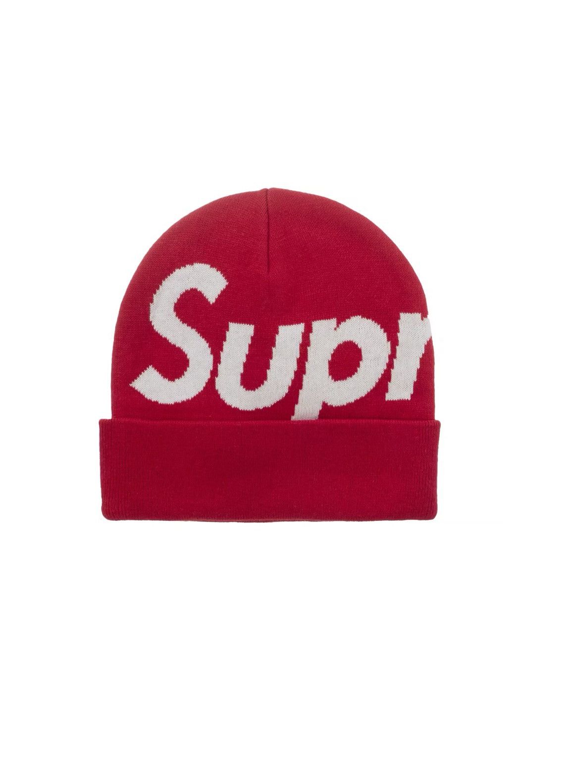 Supreme Supreme Big Logo Beanie Red In hand‼️ Size ONE SIZE - 1 Thumbnail