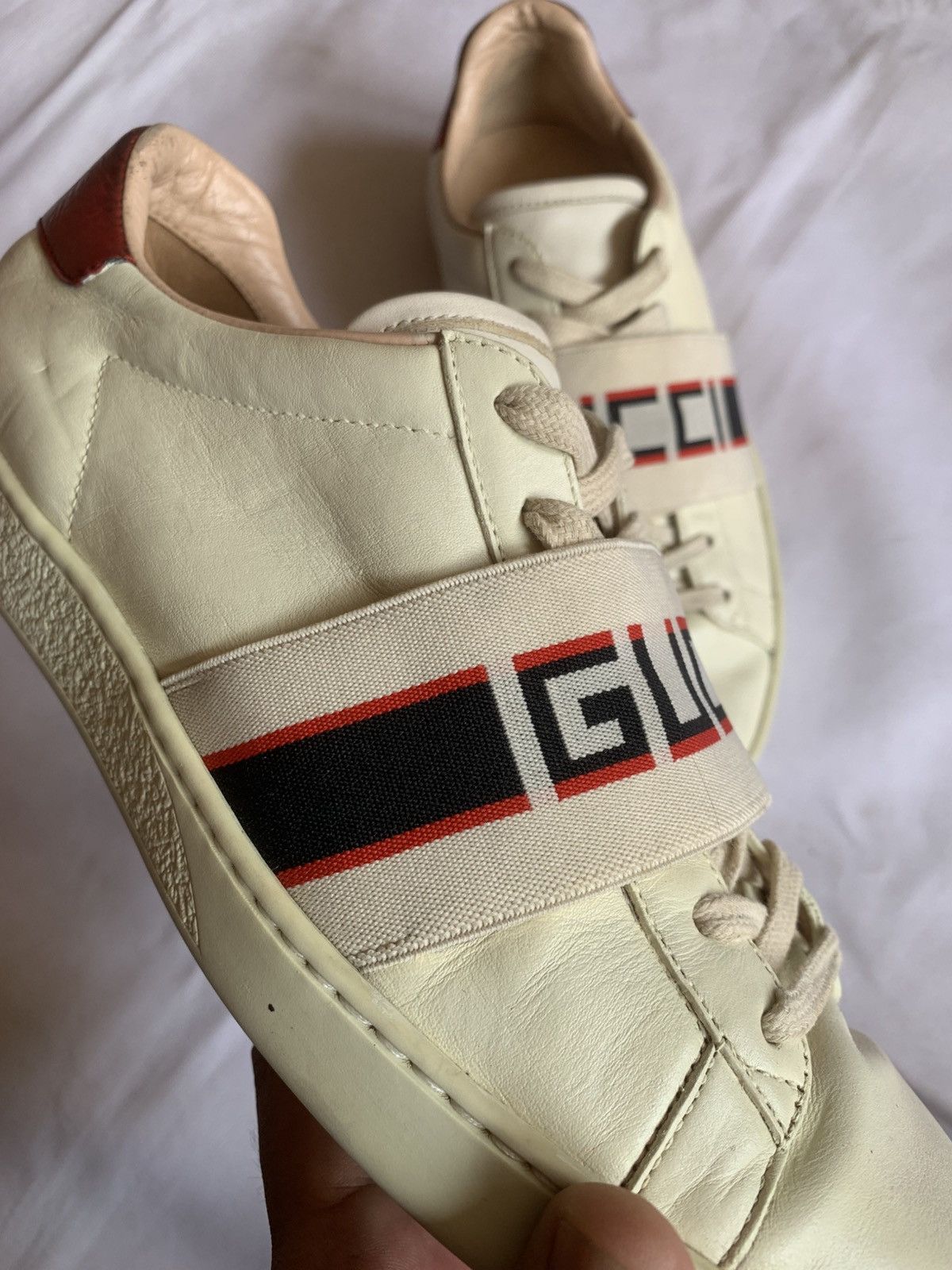 Gucci Gucci Ace Stripe Low Trainers Size US 5 / EU 37 - 3 Thumbnail