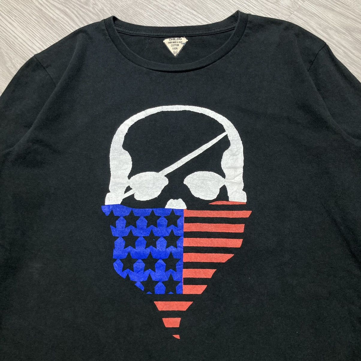 20471120 🇯🇵2000s Childq Skull Punk Big Logo Longslevee Grunge Gothic Size US M / EU 48-50 / 2 - 3 Thumbnail