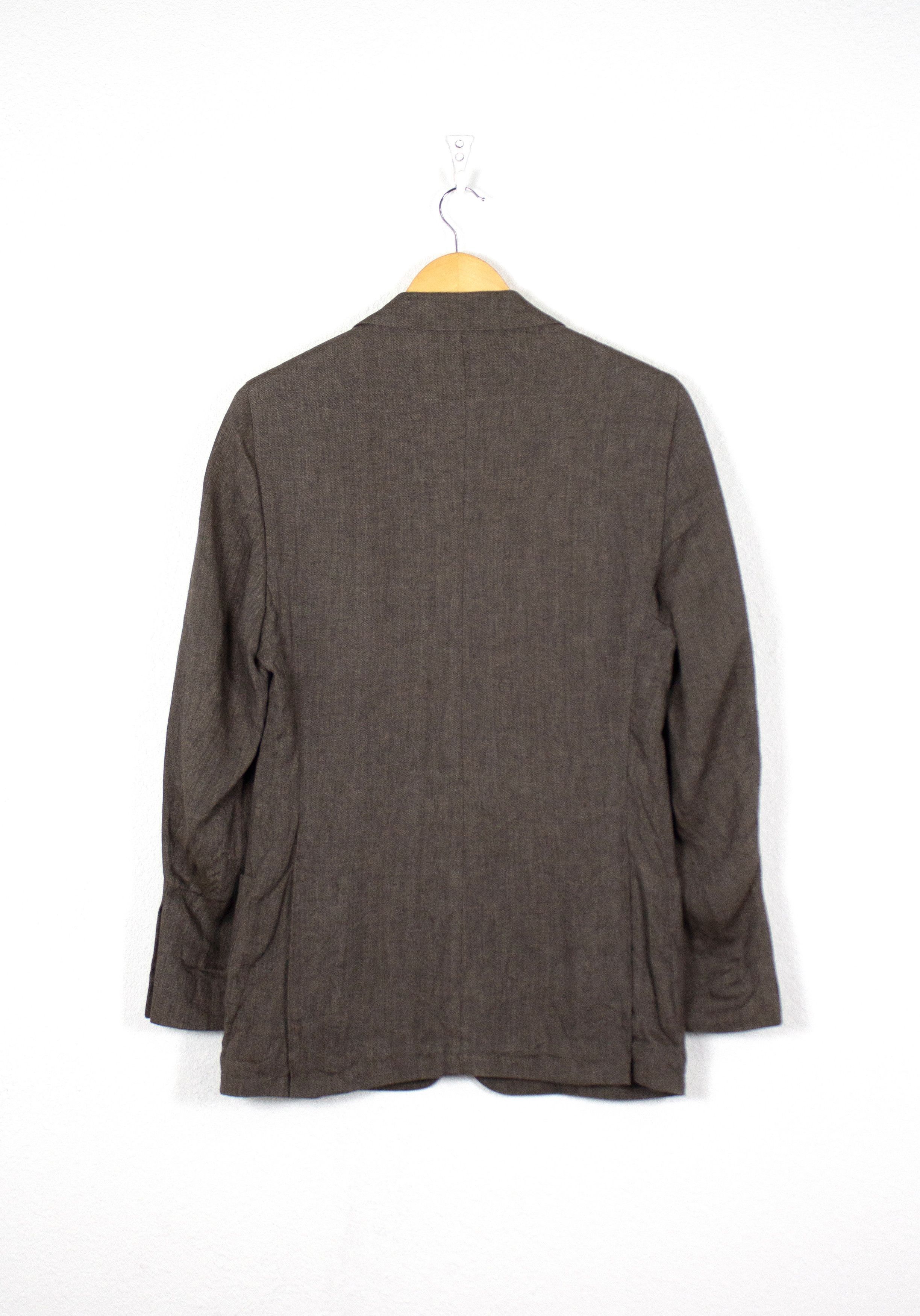 120% Lino Sartoria Sportivo Linen Blazer Jacket 44 Size US S / EU 44-46 / 1 - 7 Thumbnail