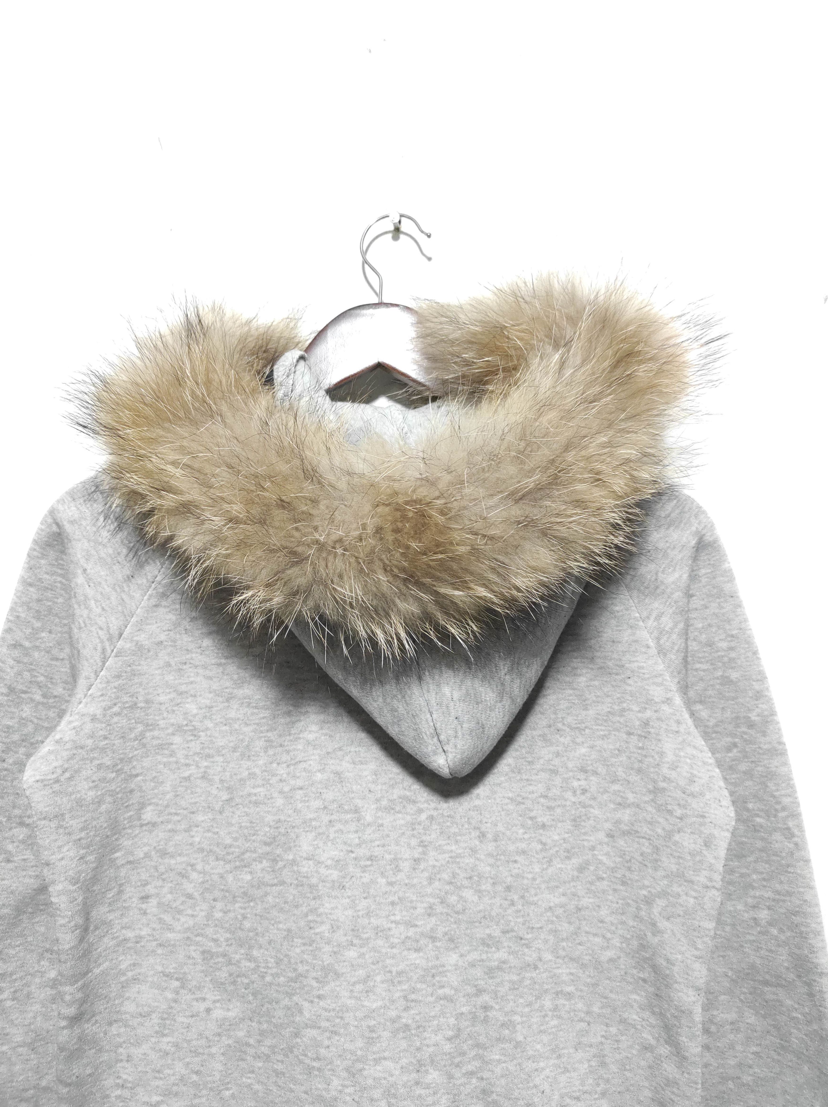 Hysteric Glamour Gray Zipper Fur Hoodie i6w9 Lgb Style Size S / US 4 / IT 40 - 12 Thumbnail