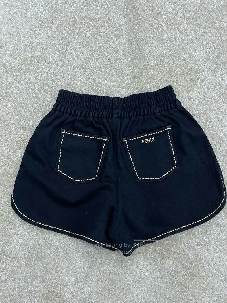 Fendi Fendi Loose Sport Elastic Casual Shorts Size 26" / US 2 / IT 38 - 2 Thumbnail