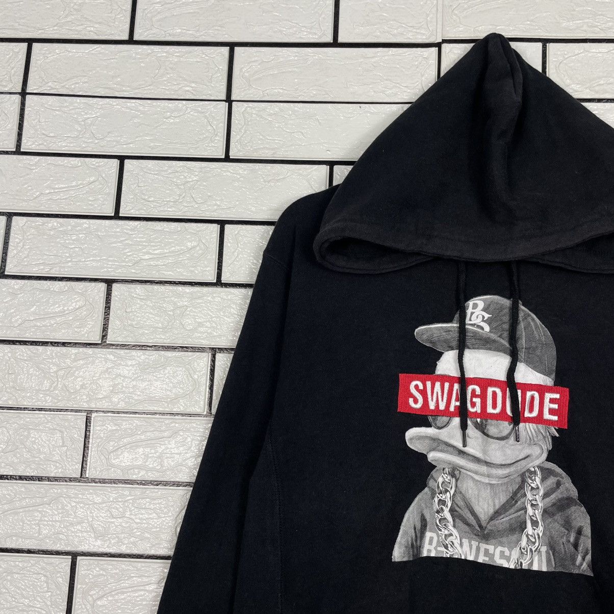 Japanese Brand B One Soul Swag Dude Pullover Hoodie Size US S / EU 44-46 / 1 - 6 Thumbnail