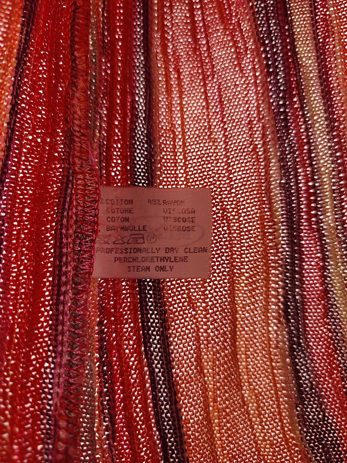 Missoni Missoni 3D Knit Cotton Rayon Blend Multicolor T-Shirt Size M / US 6-8 / IT 42-44 - 9 Thumbnail