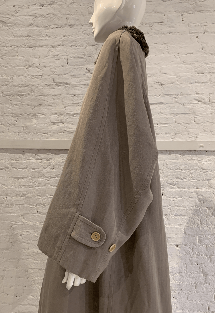 Katharine Hamnett London Rare Katharine Hamnett 80s Oversized coat faux fur collar Size US M / EU 48-50 / 2 - 5 Thumbnail