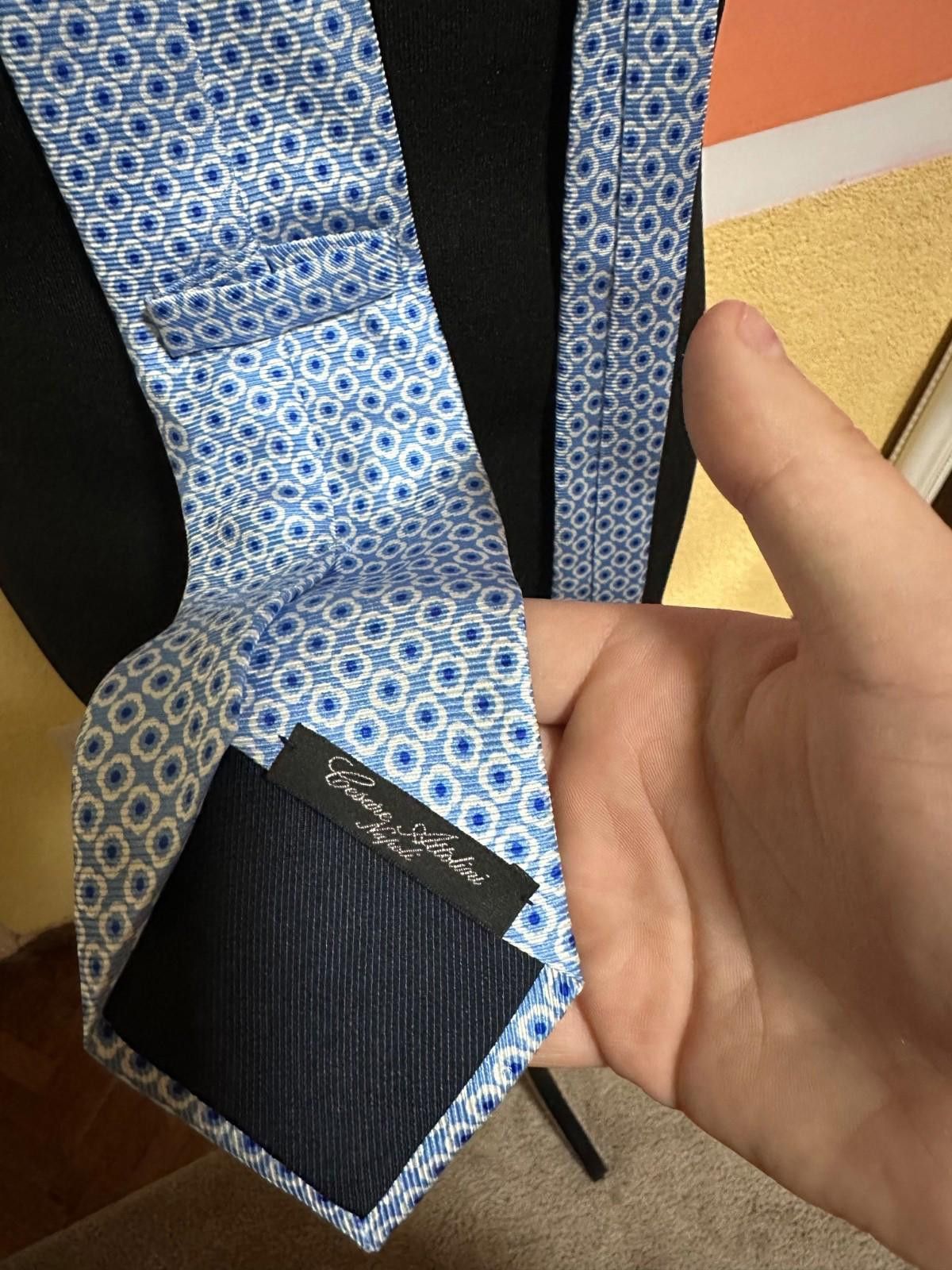 Cesare Attolini Cesare Attolini Silk Tie Blue Sky Size ONE SIZE - 6 Thumbnail
