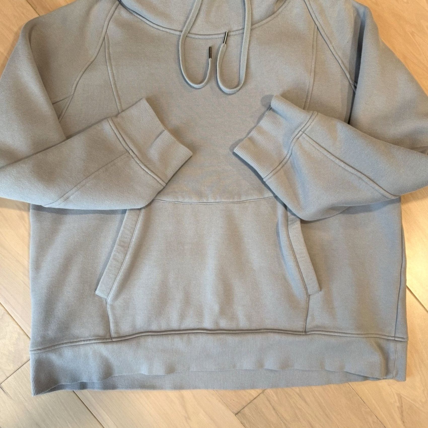 Helmut Lang Helmut Lang Hoodie Women's 2XL Gray Fleece Pullover Designer Glam Cowl Neck Size XXL / US 16-18 / IT 52-54 - 5 Thumbnail
