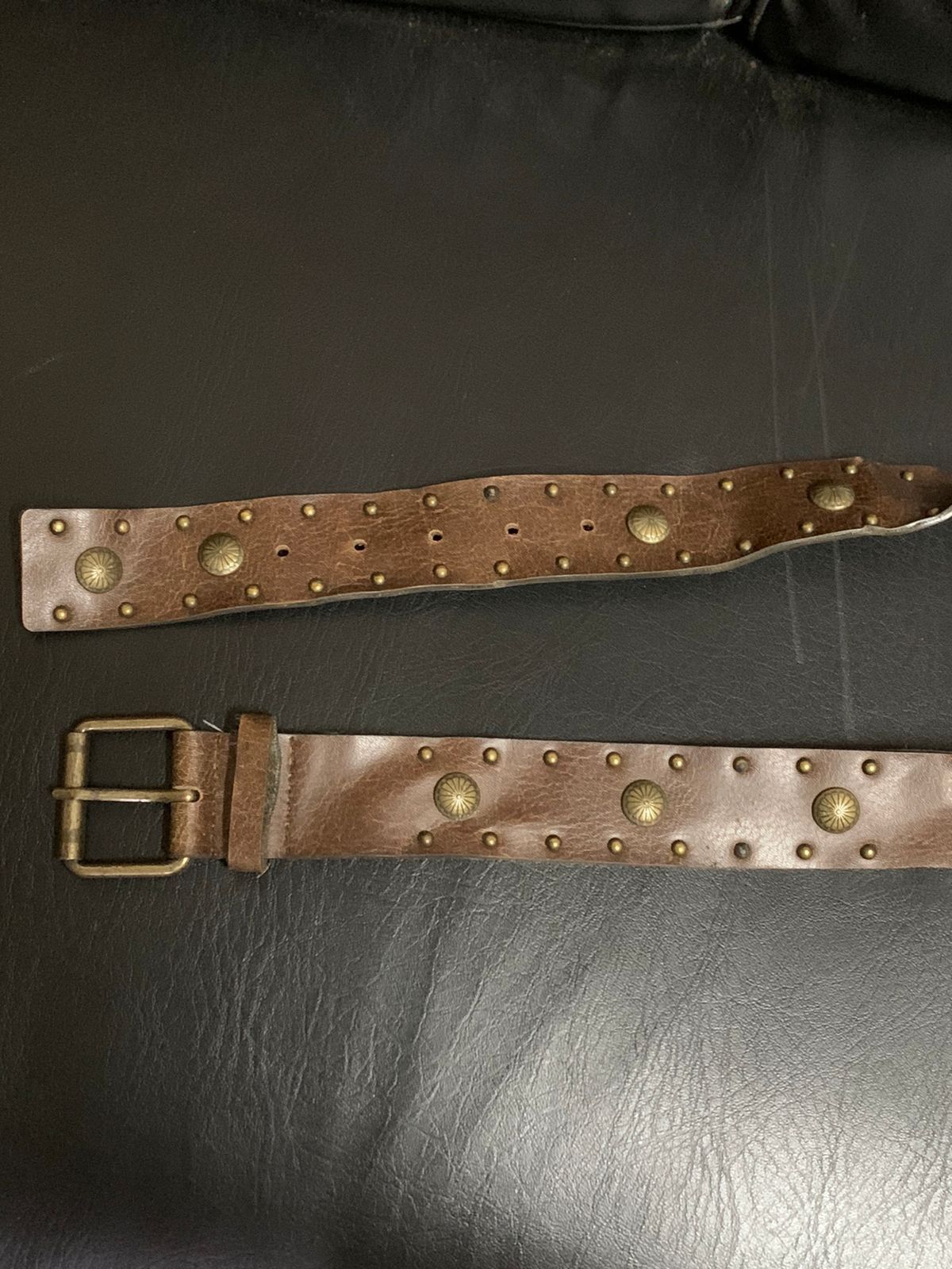 If Six Was Nine × Japanese Brand × Le Grande Bleu (L.G.B.) Voice Of Voices Leather Belt Size ONE SIZE - 3 Thumbnail