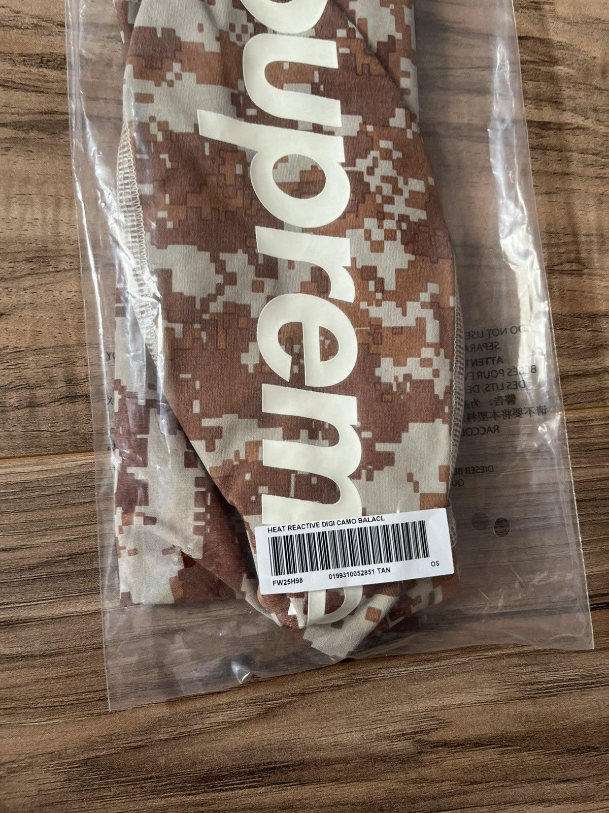 Supreme Supreme Heat Reactive Digi Camo Balaclava Size ONE SIZE - 7 Thumbnail