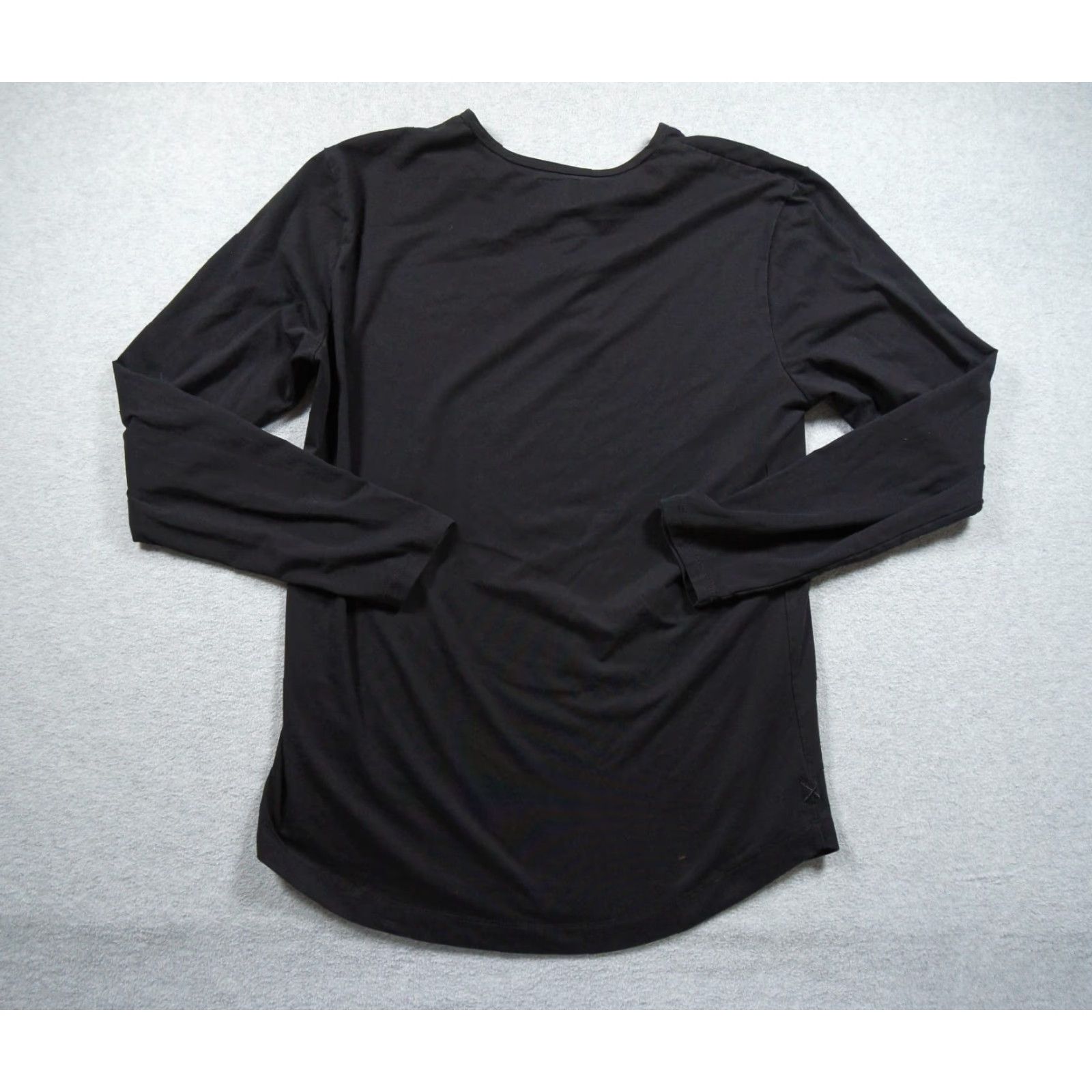 Cuts Cuts Shirt Mens Large Black Henley Long Sleeve Curve Hem Stretch Casual Adult Shirt Mens Large Black Henley Long Sleeve Curve Hem Stretch Casual Adult Size US L / EU 52-54 / 3 - 4 Thumbnail