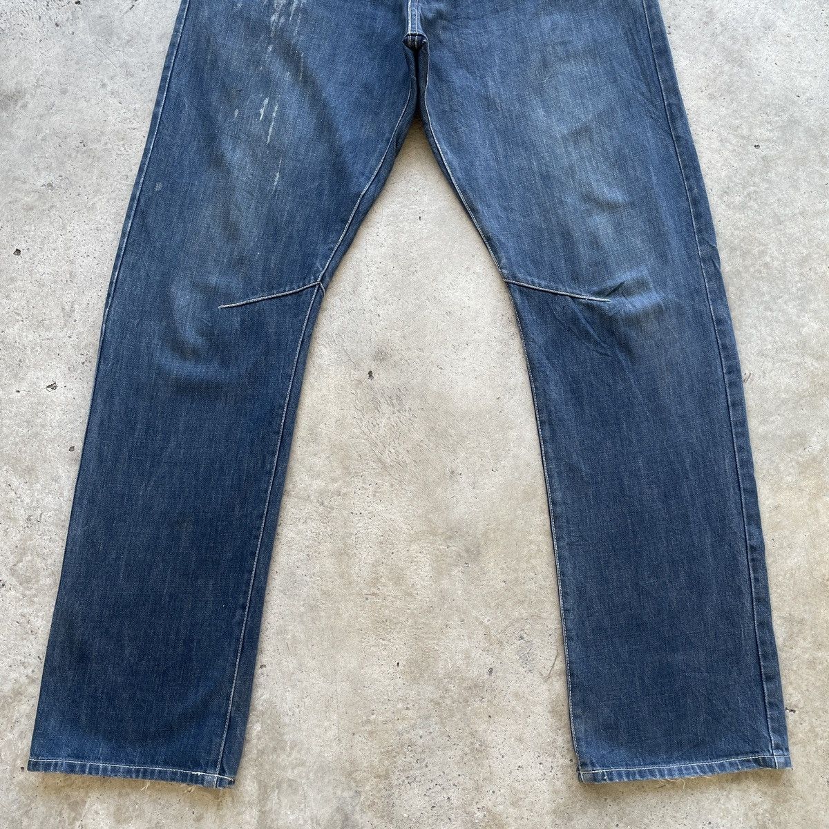Japanese Brand × Jean × Vintage Vintage Concave Attempt Rare Designs Denim Pants Jeans W33 Size US 33 - 5 Thumbnail