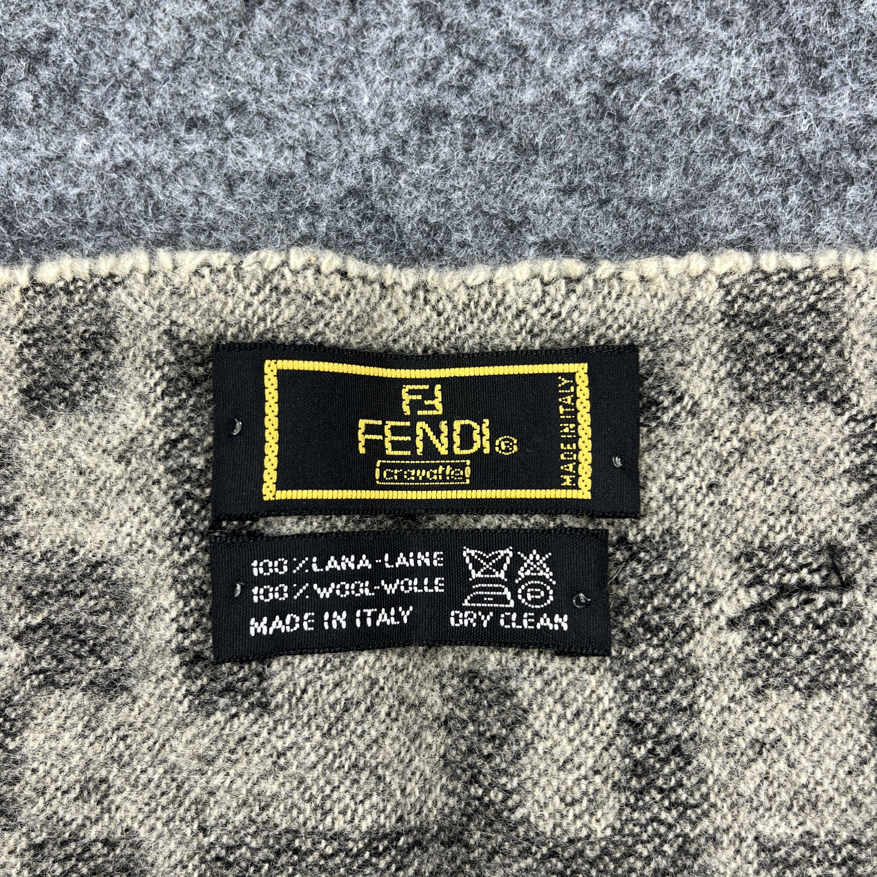 Fendi Fendi Monogram Scarf / Muffler / Neckwear K047 Size ONE SIZE - 5 Thumbnail