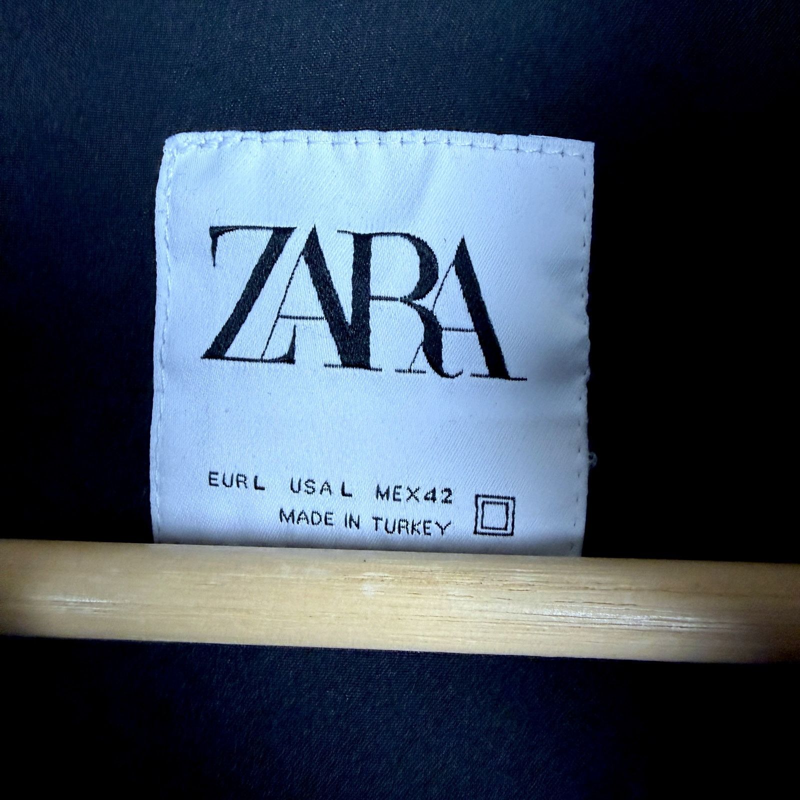 Zara Zara Man Stand Collar Black Full Zip Lightweight Jacket Size US L / EU 52-54 / 3 - 3 Thumbnail