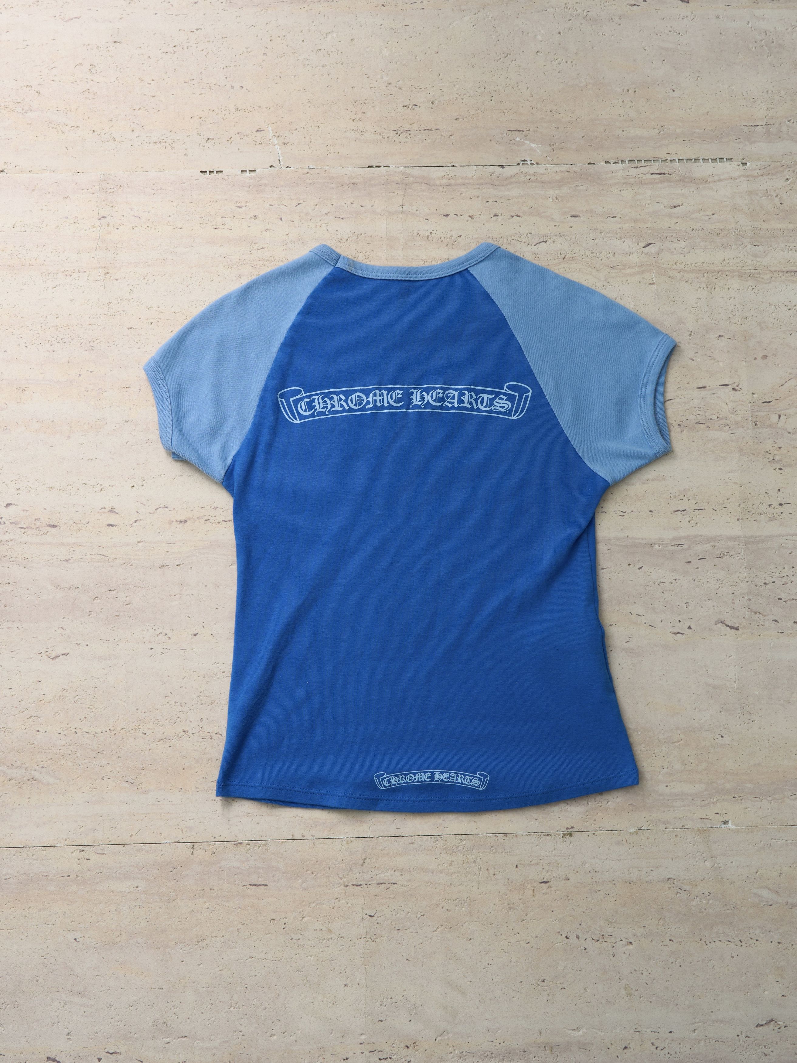 Chrome Hearts CHROME HEARTS Scroll T-shirt BLUE Size US M / EU 48-50 / 2 - 5 Thumbnail