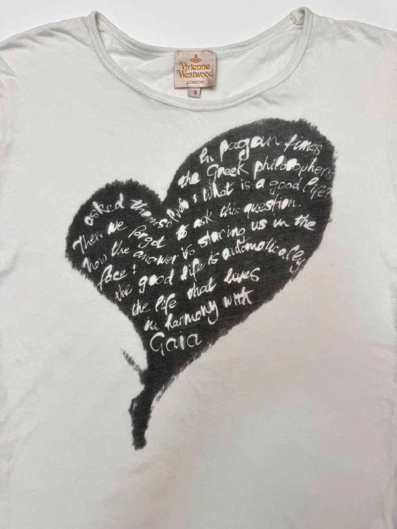 Vivienne Westwood Vivienne Westwood Love sign T-shirt Size S / US 4 / IT 40 - 3 Thumbnail