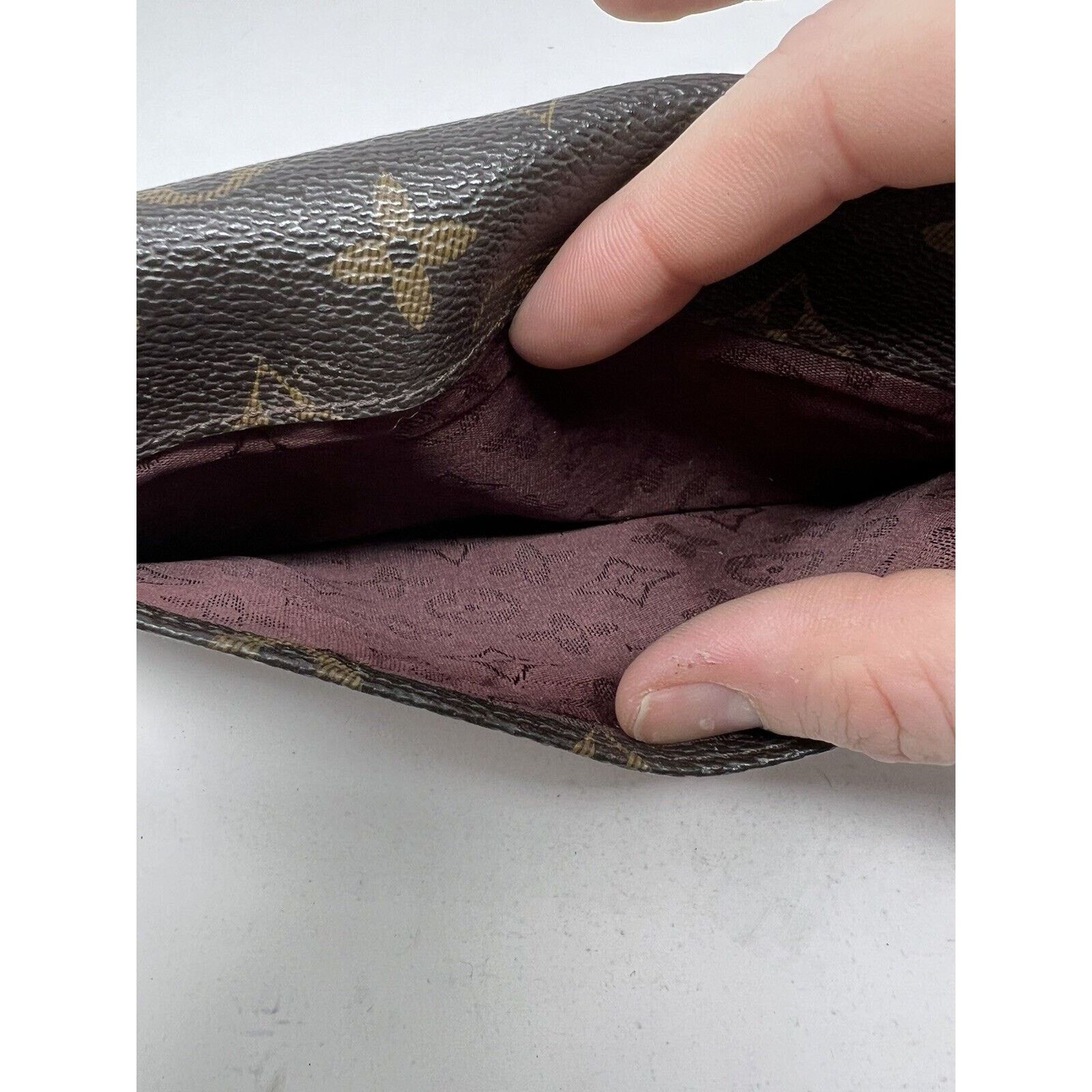 Louis Vuitton LOUIS VUITTON Vintage Monogram Wallet Envelope Size ONE SIZE - 3 Thumbnail